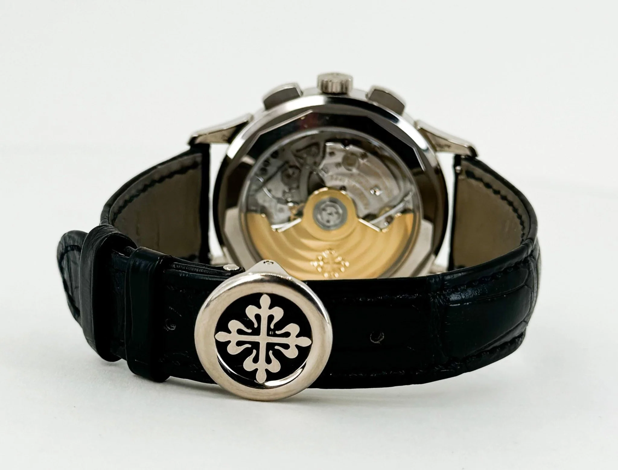 Patek Philippe 39.50mm Men Complications World Time Chronograph Watch Blue Dial 5930G - Image 10