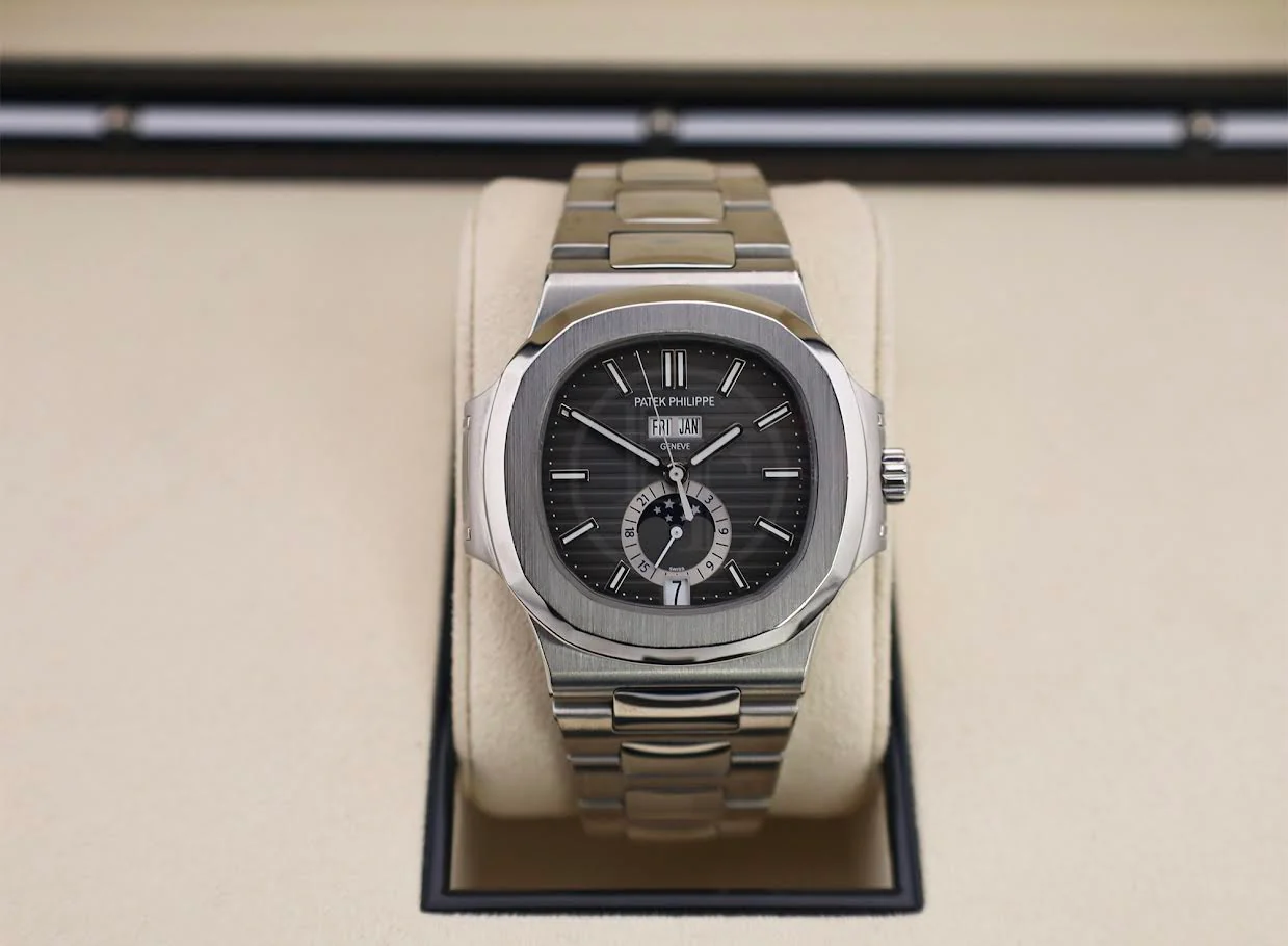 Patek Philippe Nautilus Annual Calendar Moon Phases Stainless Steel Grey Dial | 5726/1A-001 - Image 3