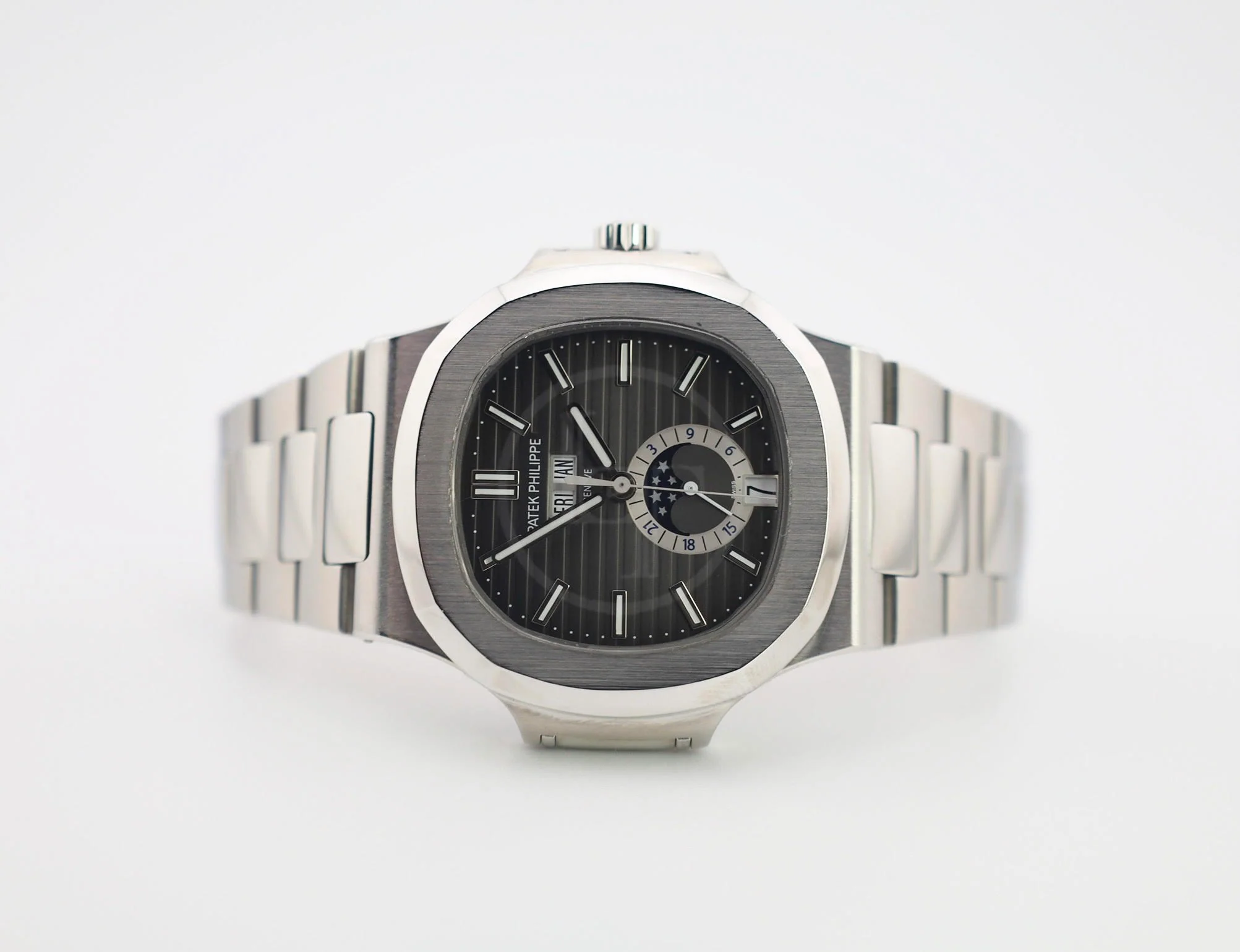 Patek Philippe Nautilus Annual Calendar Moon Phases Stainless Steel Grey Dial | 5726/1A-001 - Image 5