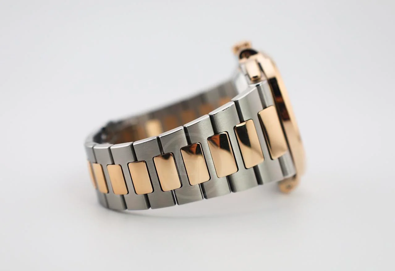 Patek Philippe Nautilus Chronograph Date Automatic Stainless Steel Rose Gold Blue Dial | 5980/1AR-001 - Image 5
