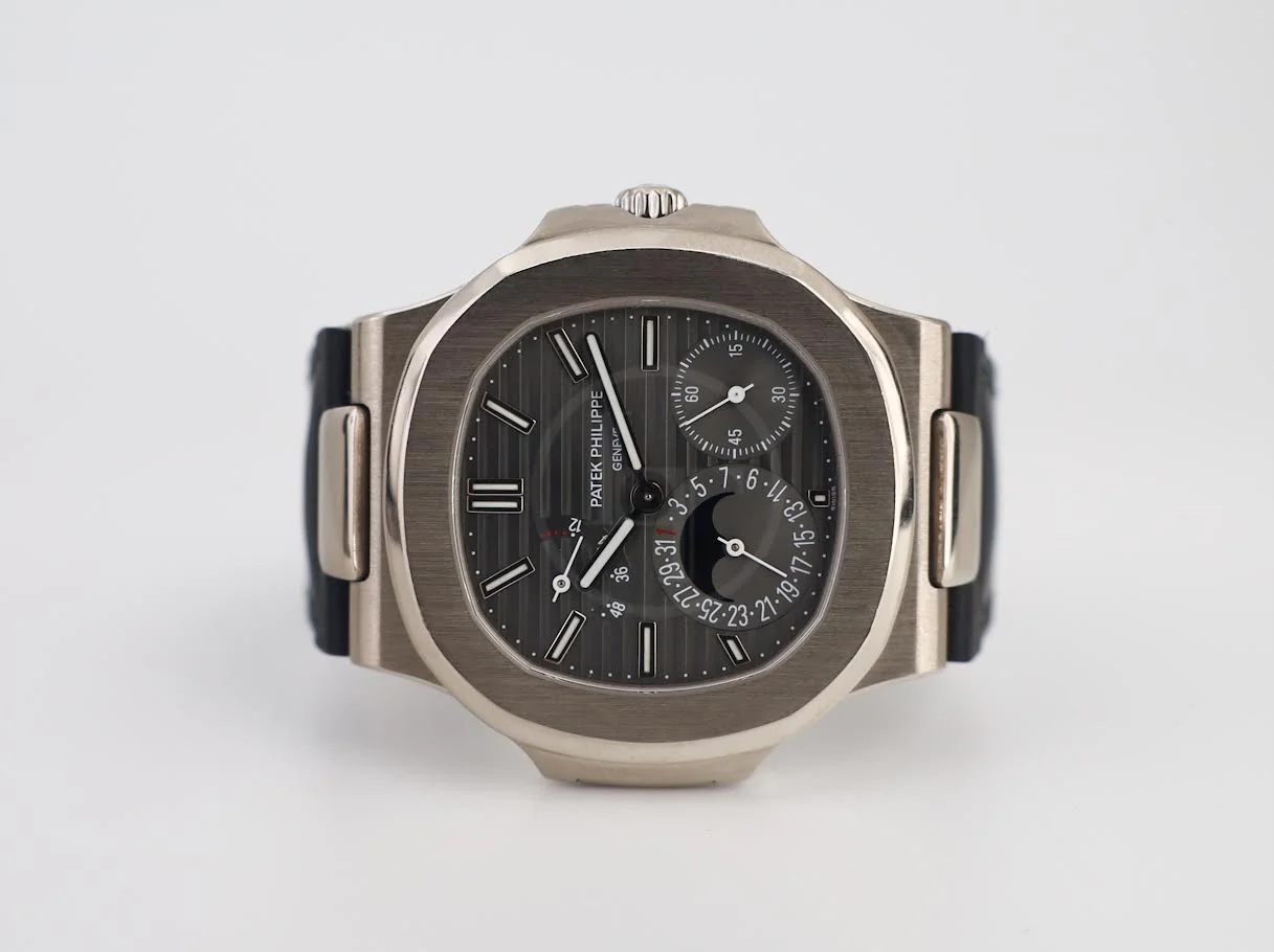 Patek Philippe Nautilus Moon Phases White Gold Slate Gray Dial | 5712G-001 - Image 5