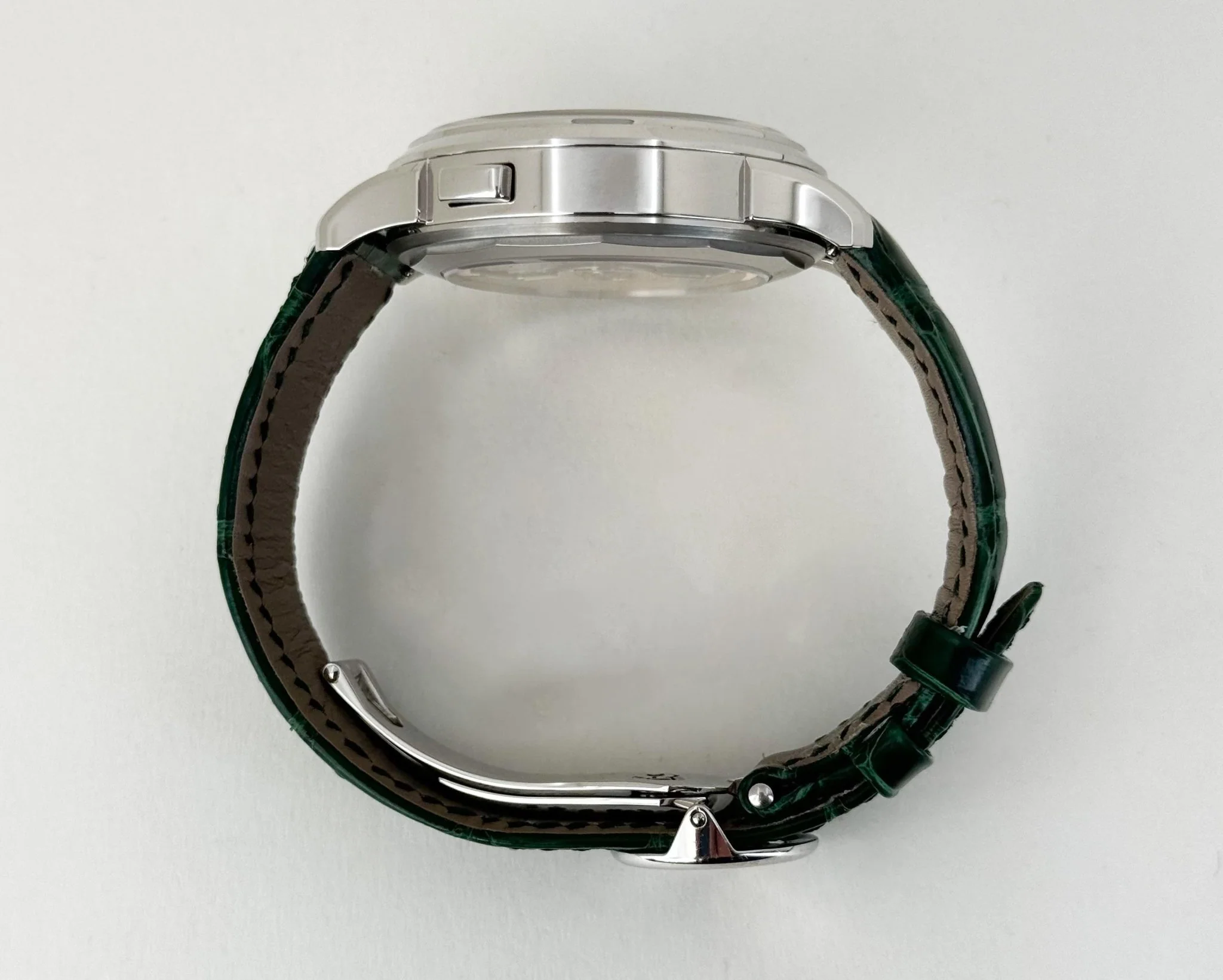Patek Philippe World Time Flyback Chronograph Green Watch - 5930P-001 - Image 9