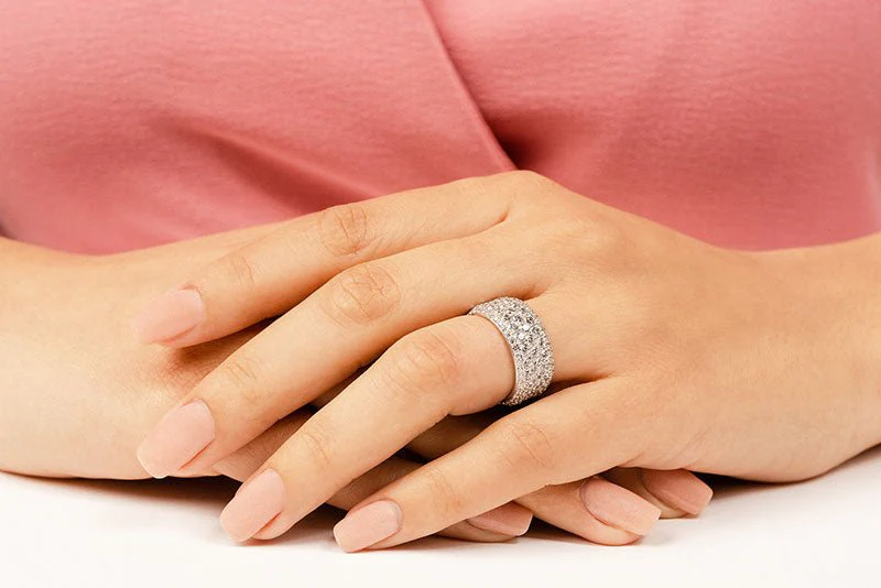 Piece De Resistance Diamond Eternity Lab-Grown Diamond Ring with 5.59 ct.(finished) 1.4mm, 2.5mm - Image 3