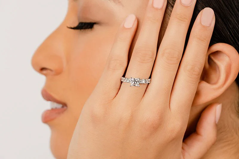 Princess Allure Diamond Engagement Ring with 1.50 ct. (0.50 ct. center diamond) - Image 4