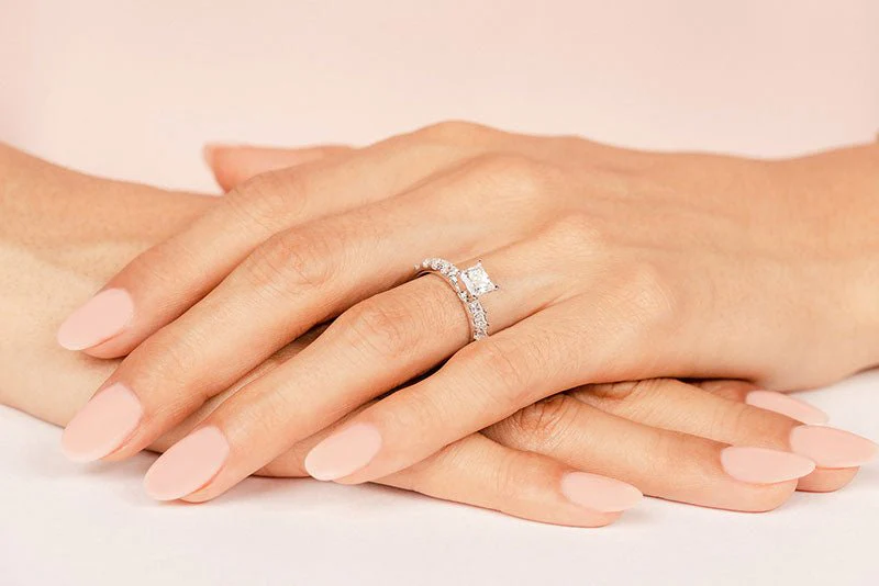 Princess Allure Diamond Engagement Ring with 2.00 ct. (1.00 ct. center diamond) - Image 3