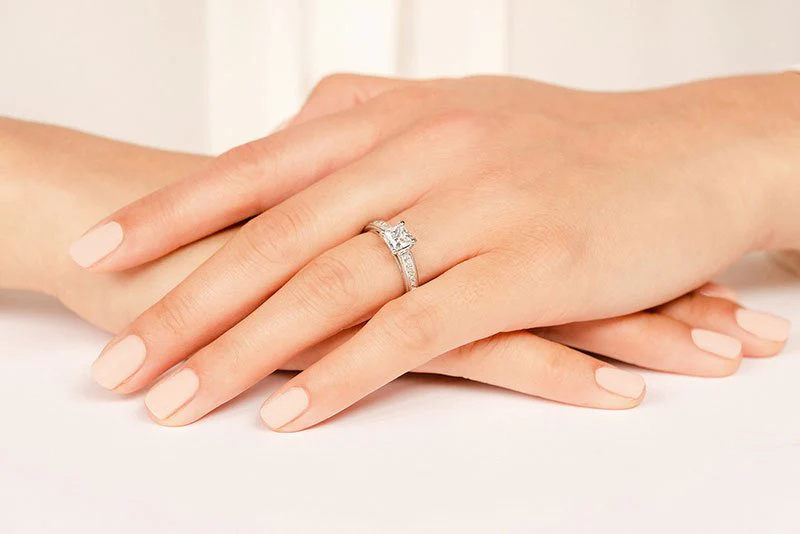 Princess Bride Lab-Grown Diamond Engagement Ring with 1.17 ct. (0.75 ct. center diamond) - Image 3