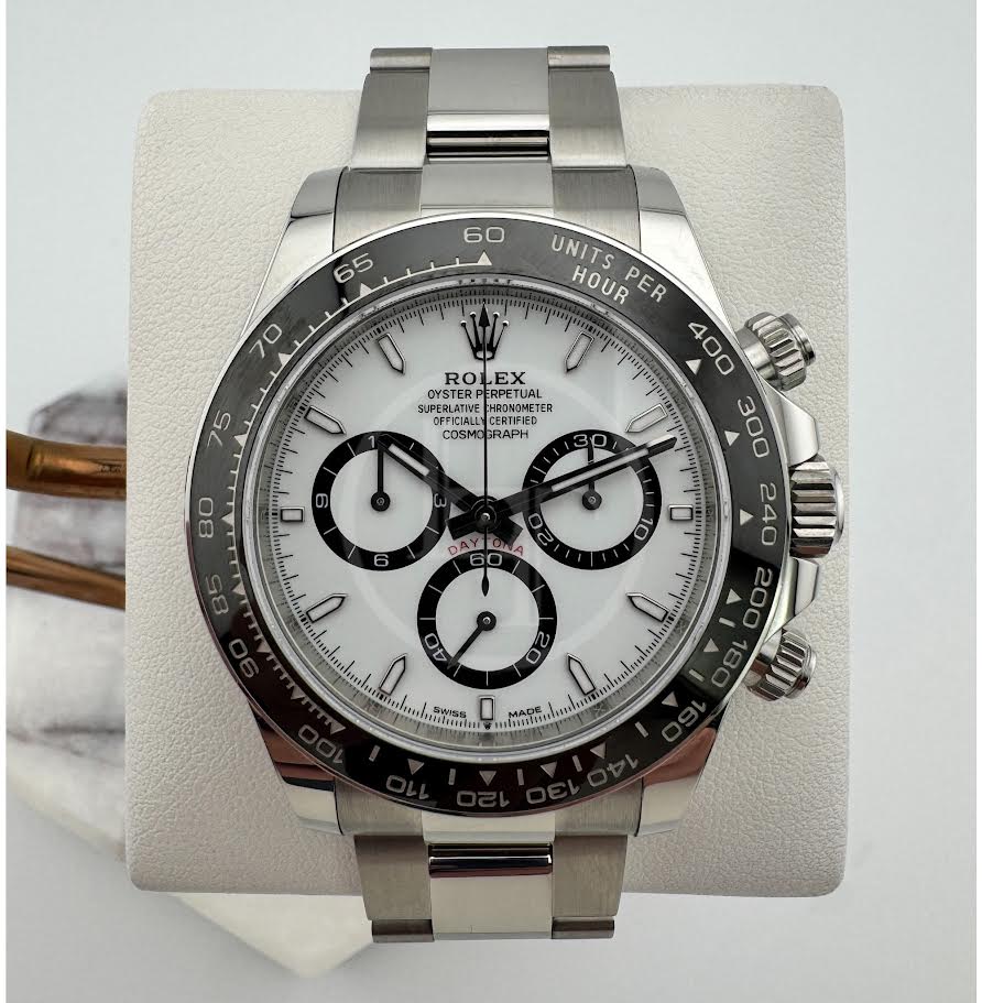 Rolex Cosmograph Daytona 40 mm Steel Ceramic "Panda" White Dial - 126500LN - Image 2