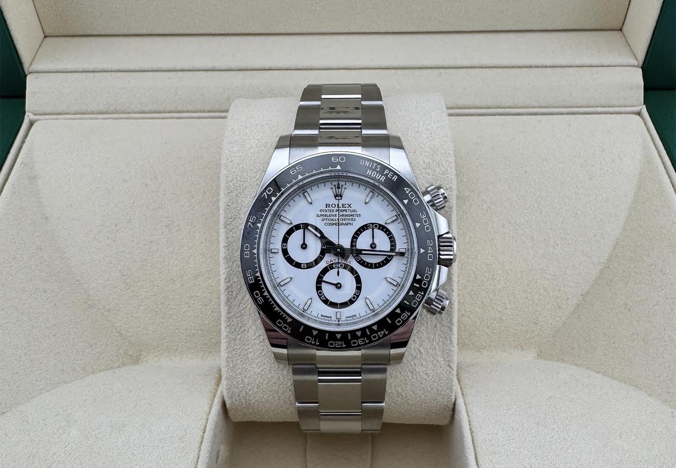 Rolex Cosmograph Daytona 40 mm Steel Ceramic "Panda" White Dial - 126500LN - Image 3