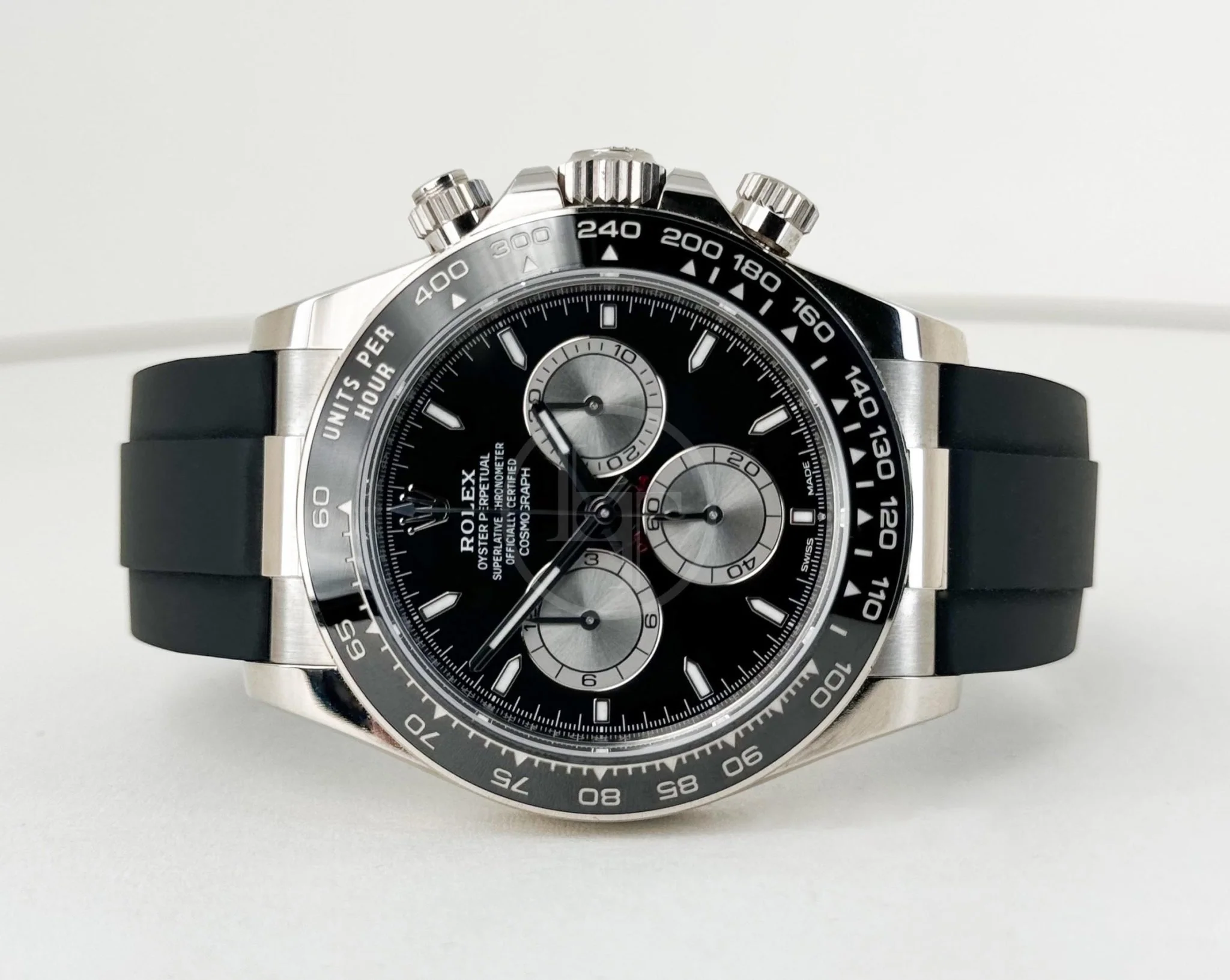 Rolex Cosmograph Daytona 40mm White Gold Black Dial with Oysterflex Bracelet - 126519LN - Image 5