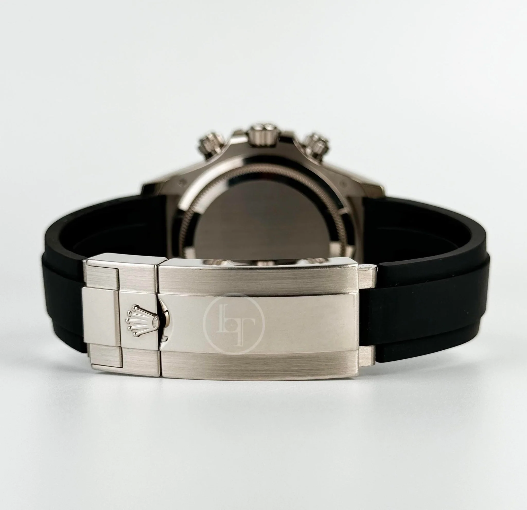 Rolex Cosmograph Daytona 40mm White Gold Grey Steel and Bright Black Oysterflex Bracelet - 126519LN - Image 10