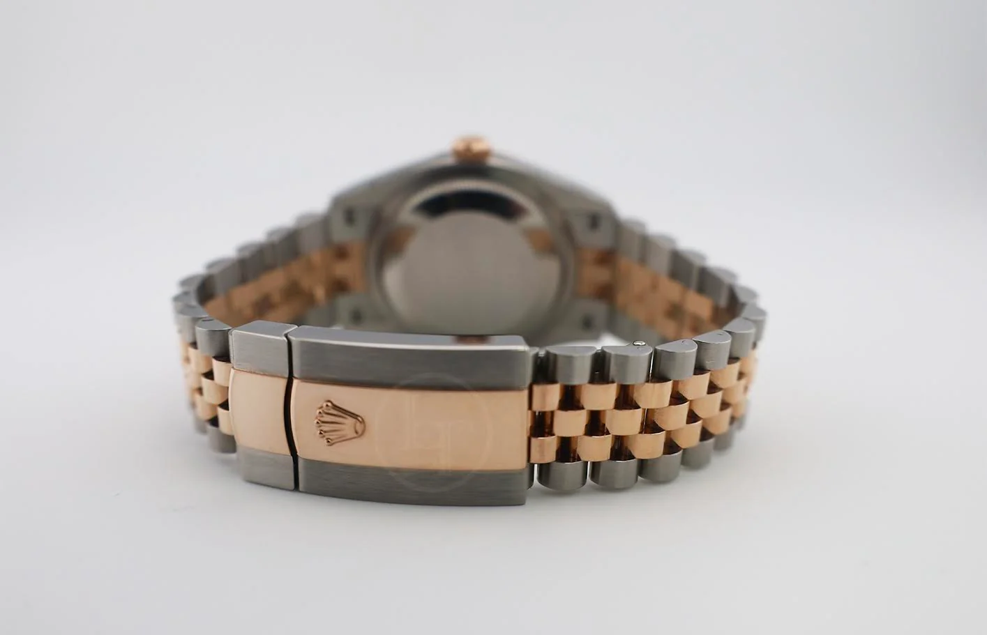 Rolex Datejust 36 Rose Gold/Steel White Index Dial & Fluted Bezel Jubilee Bracelet 126231 - Image 10