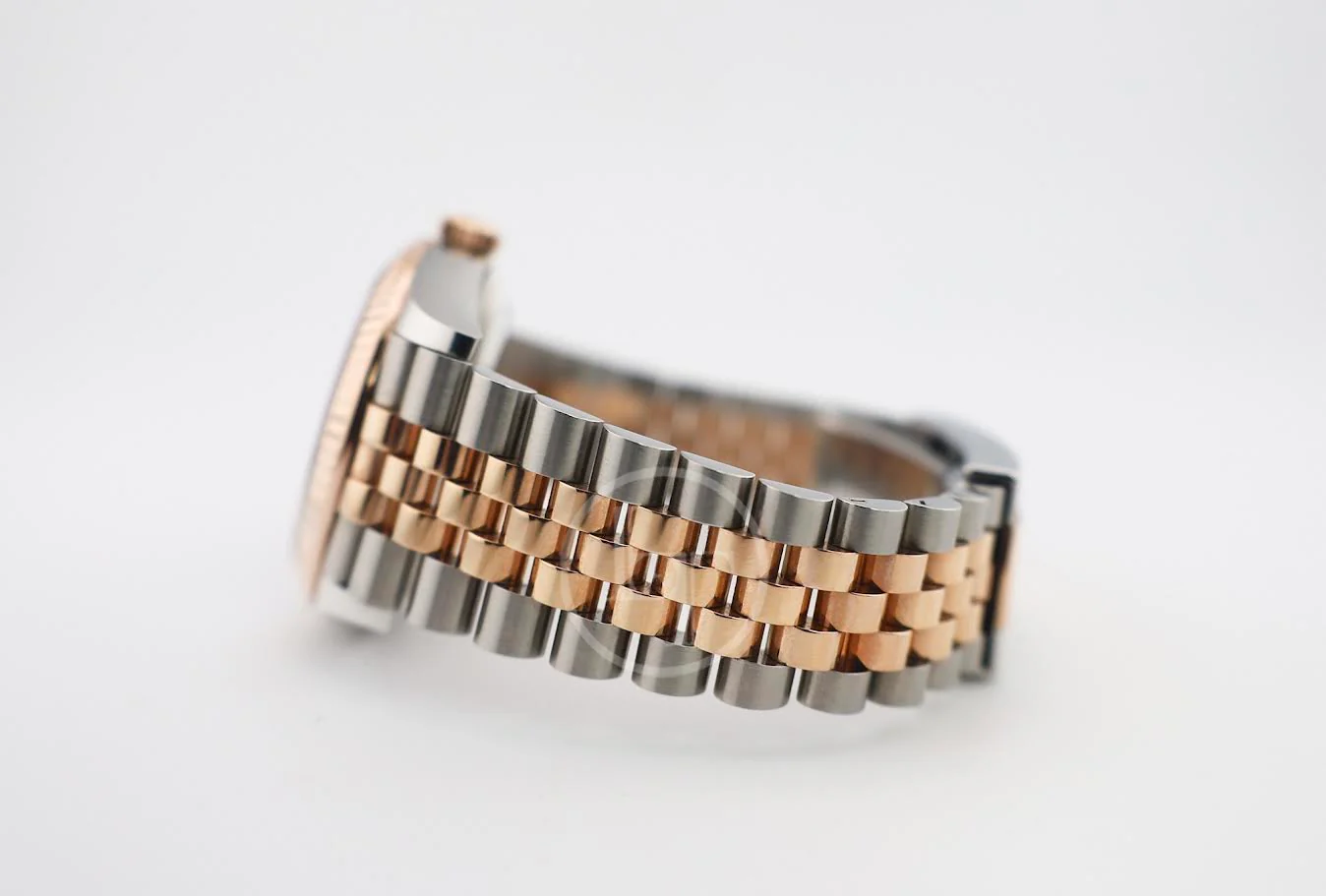 Rolex Datejust 36 Rose Gold/Steel White Index Dial & Fluted Bezel Jubilee Bracelet 126231 - Image 7