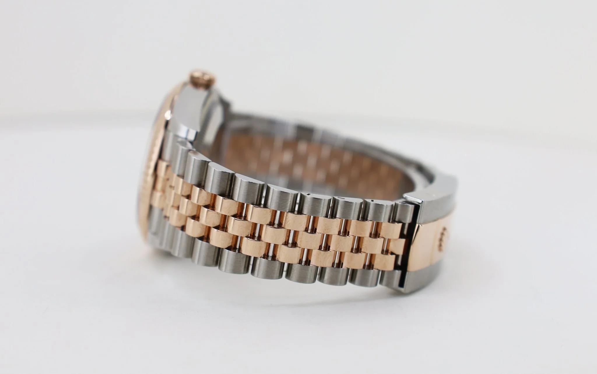 Rolex Datejust 36 Rose Gold/Steel "Wimbledon" Slate Roman Dial & Fluted Bezel Jubilee Bracelet 126231 - Image 6