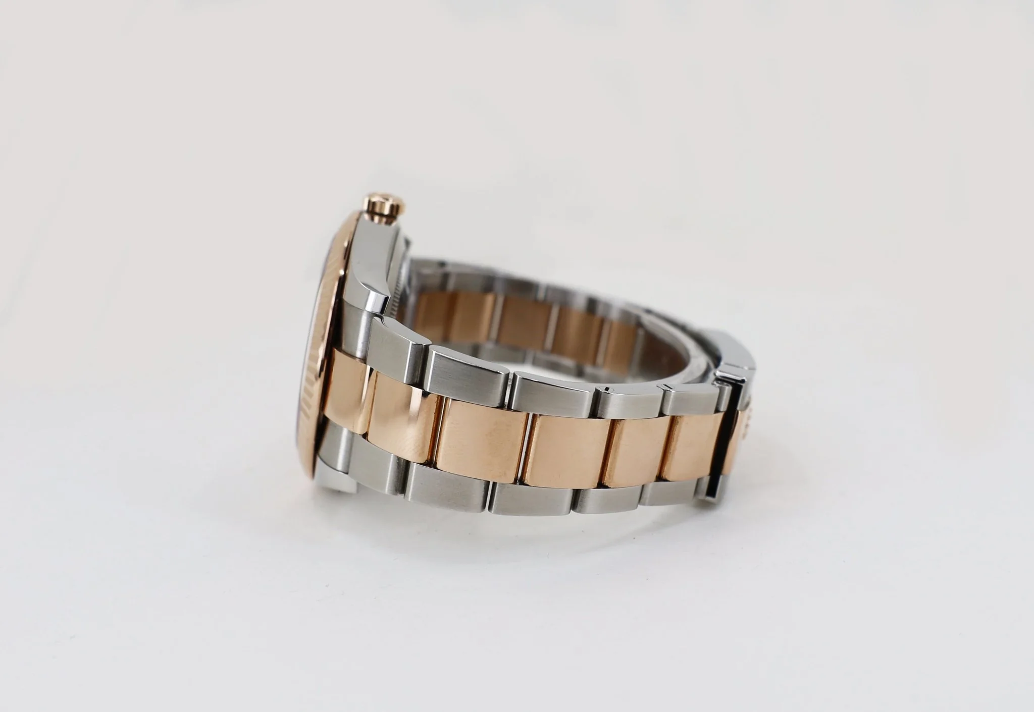 Rolex Datejust 36 Rose Gold/Steel "Wimbledon" Slate Roman Dial & Fluted Bezel Oyster Bracelet 126231 - Image 6