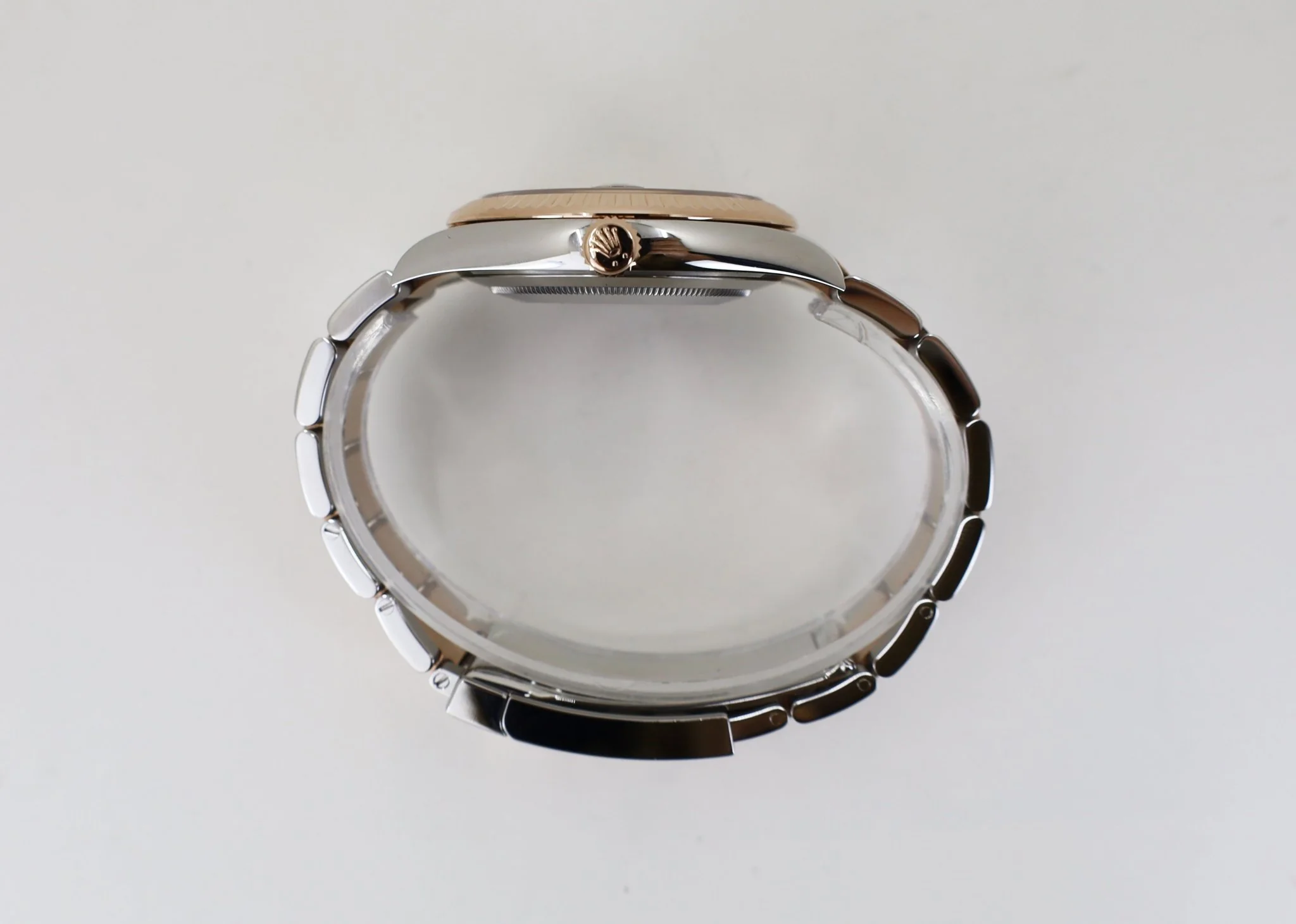 Rolex Datejust 36 Rose Gold/Steel "Wimbledon" Slate Roman Dial & Fluted Bezel Oyster Bracelet 126231 - Image 8