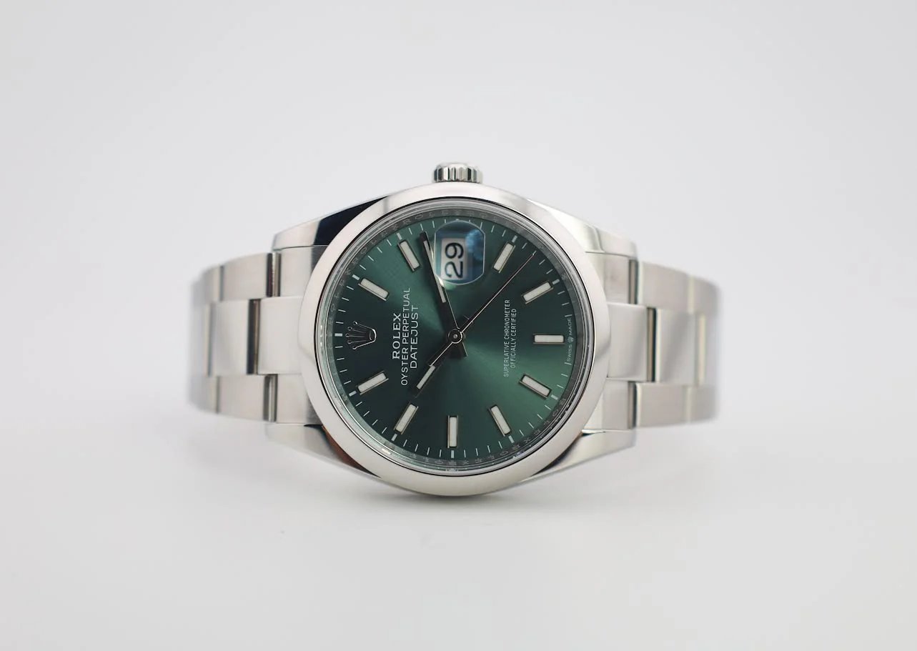 Rolex Datejust 36 Stainless Steel Mint Green Index Dial & Smooth Domed Bezel Oyster Bracelet 126200 - Image 5
