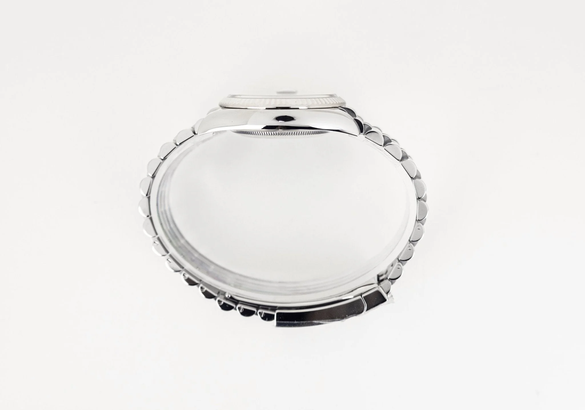 Rolex Datejust 36 White Gold Black Index Dial & Fluted Bezel Jubilee Bracelet 126234 - Image 8