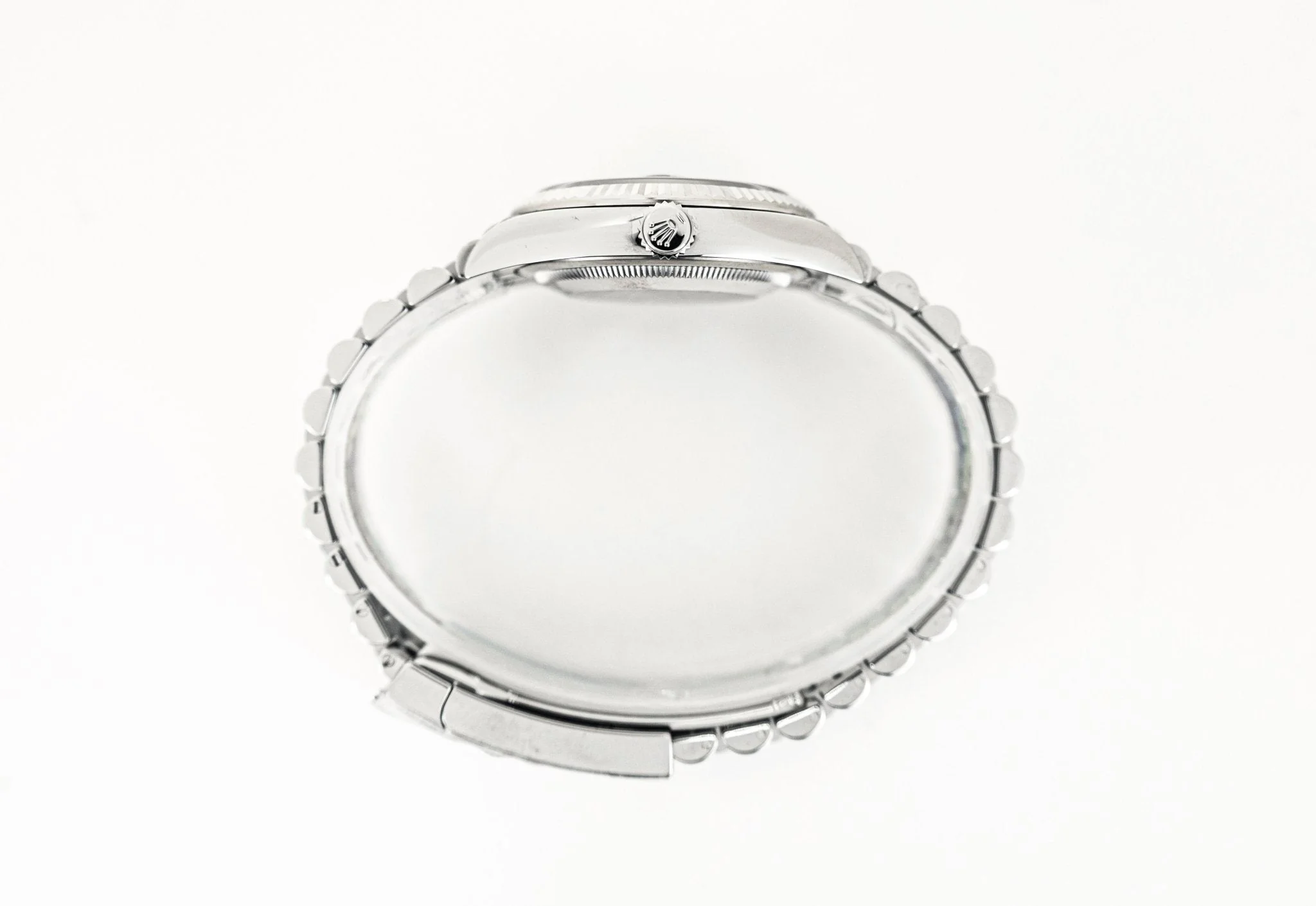 Rolex Datejust 36 White Gold Black Index Dial & Fluted Bezel Jubilee Bracelet 126234 - Image 9