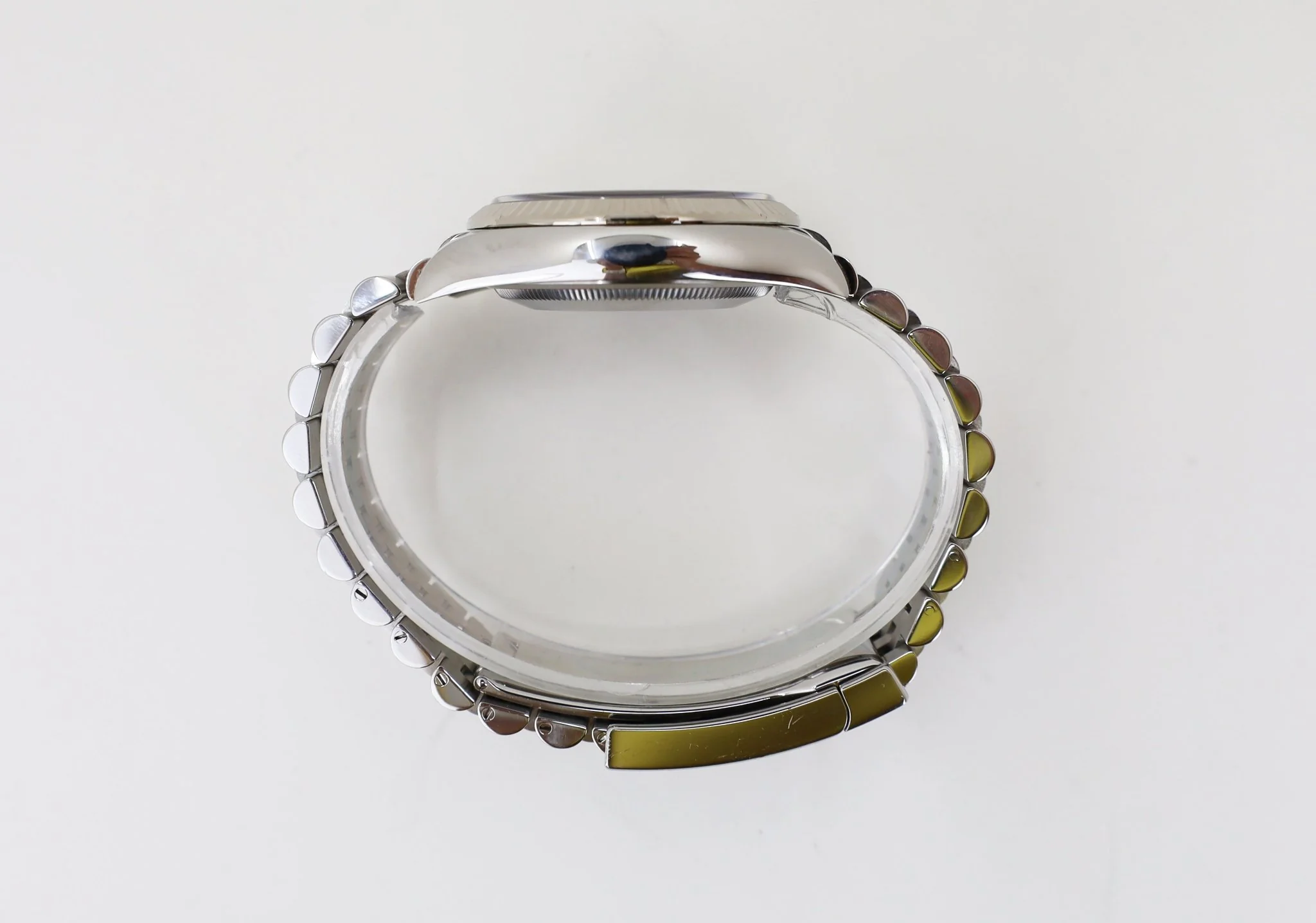 Rolex Datejust 36 White Gold/Steel Blue Index Dial & Fluted Bezel Jubilee Bracelet 126234 - Image 5