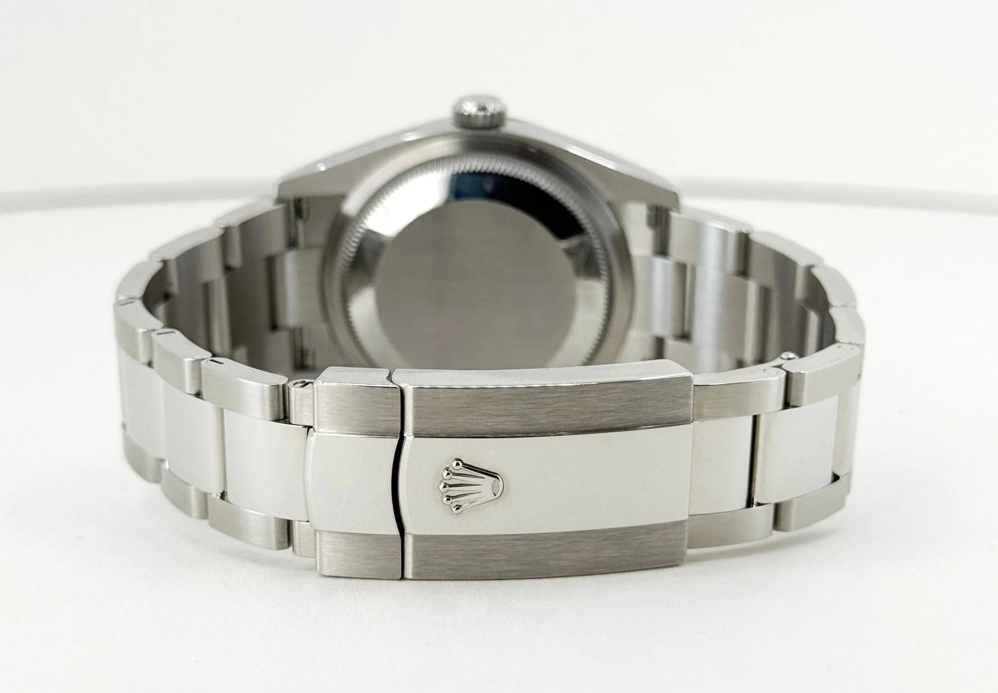 Rolex Datejust 36 White Gold/Steel Blue Motif Index Dial & Fluted Bezel Oyster Bracelet 126234 - Image 10
