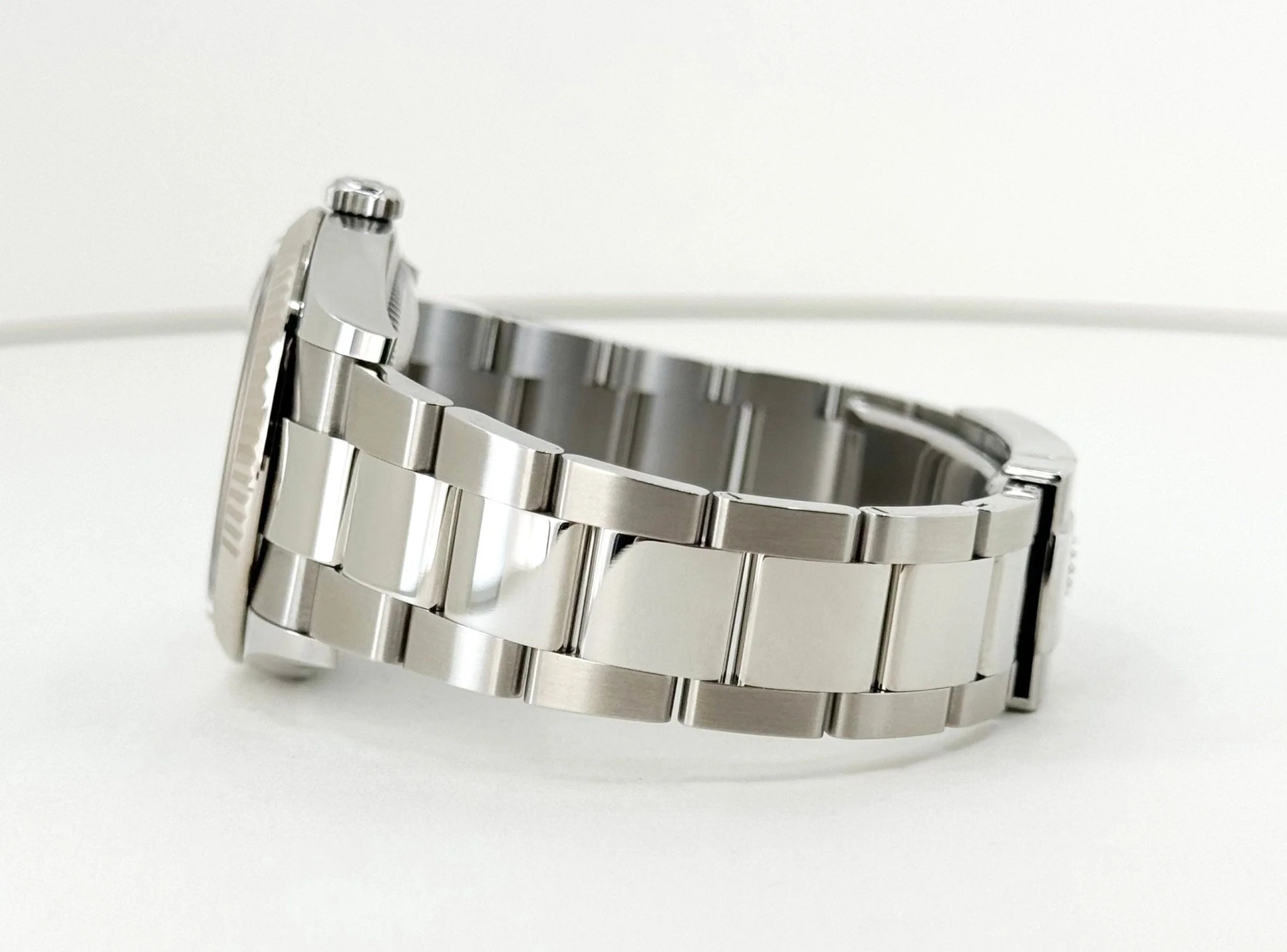 Rolex Datejust 36 White Gold/Steel Blue Motif Index Dial & Fluted Bezel Oyster Bracelet 126234 - Image 7