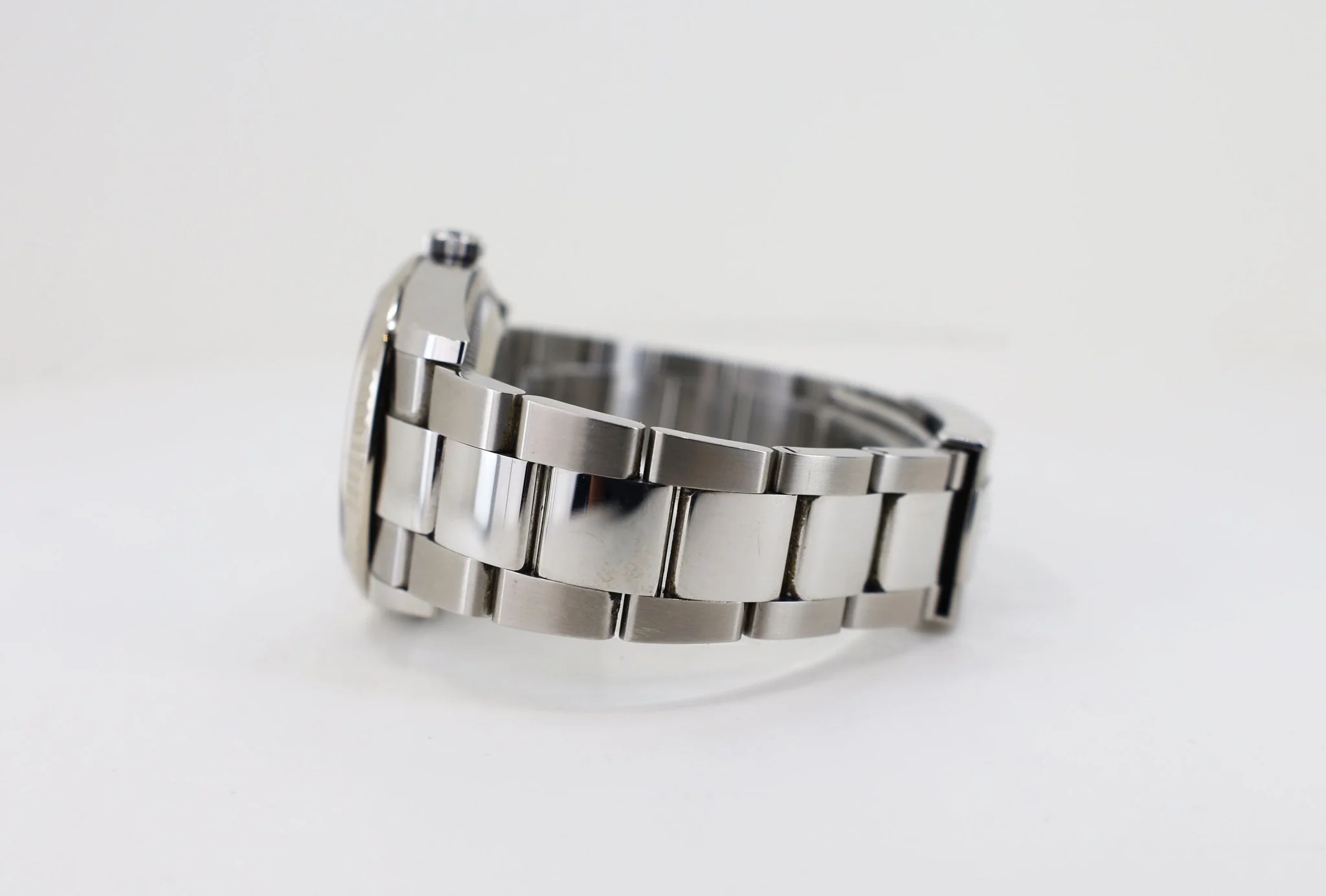 Rolex Datejust 36 White Gold/Steel Silver Index Dial & Fluted Bezel Oyster Bracelet 126234 - Image 6
