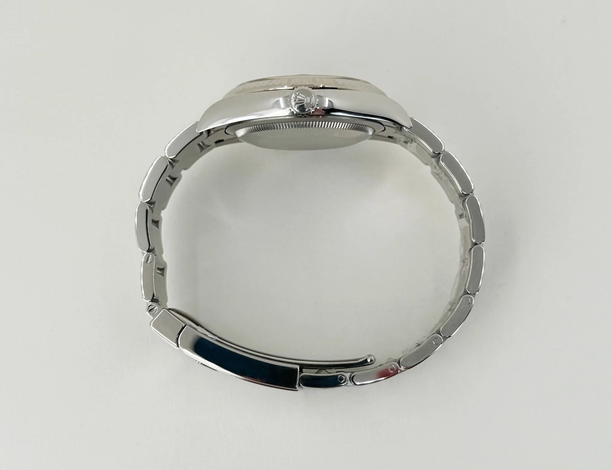 Rolex Datejust 36 White Gold/Steel Slate "Wimbledon" Roman Dial & Fluted Bezel Oyster Bracelet 126234 - Image 8