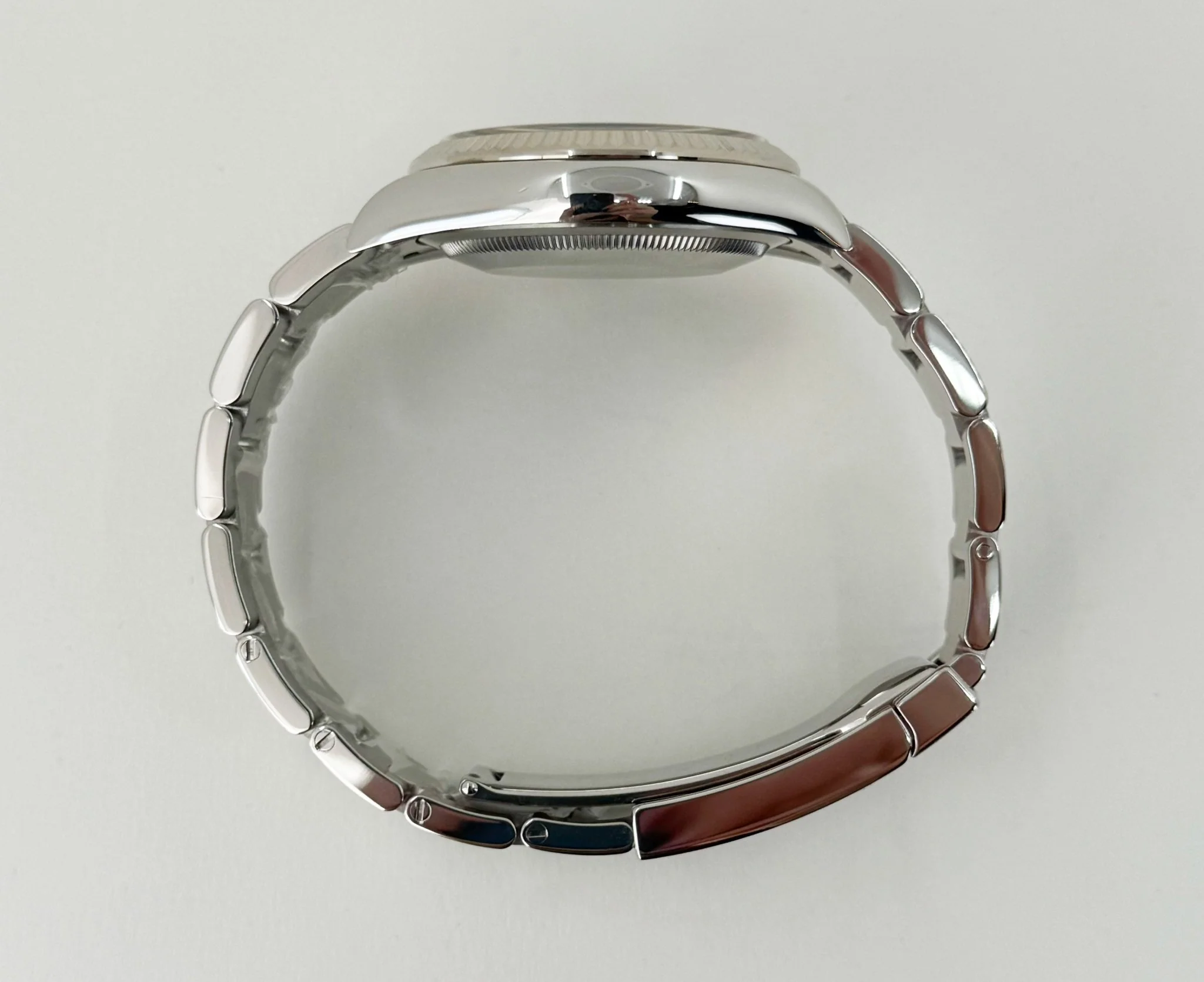 Rolex Datejust 36 White Gold/Steel Slate "Wimbledon" Roman Dial & Fluted Bezel Oyster Bracelet 126234 - Image 9