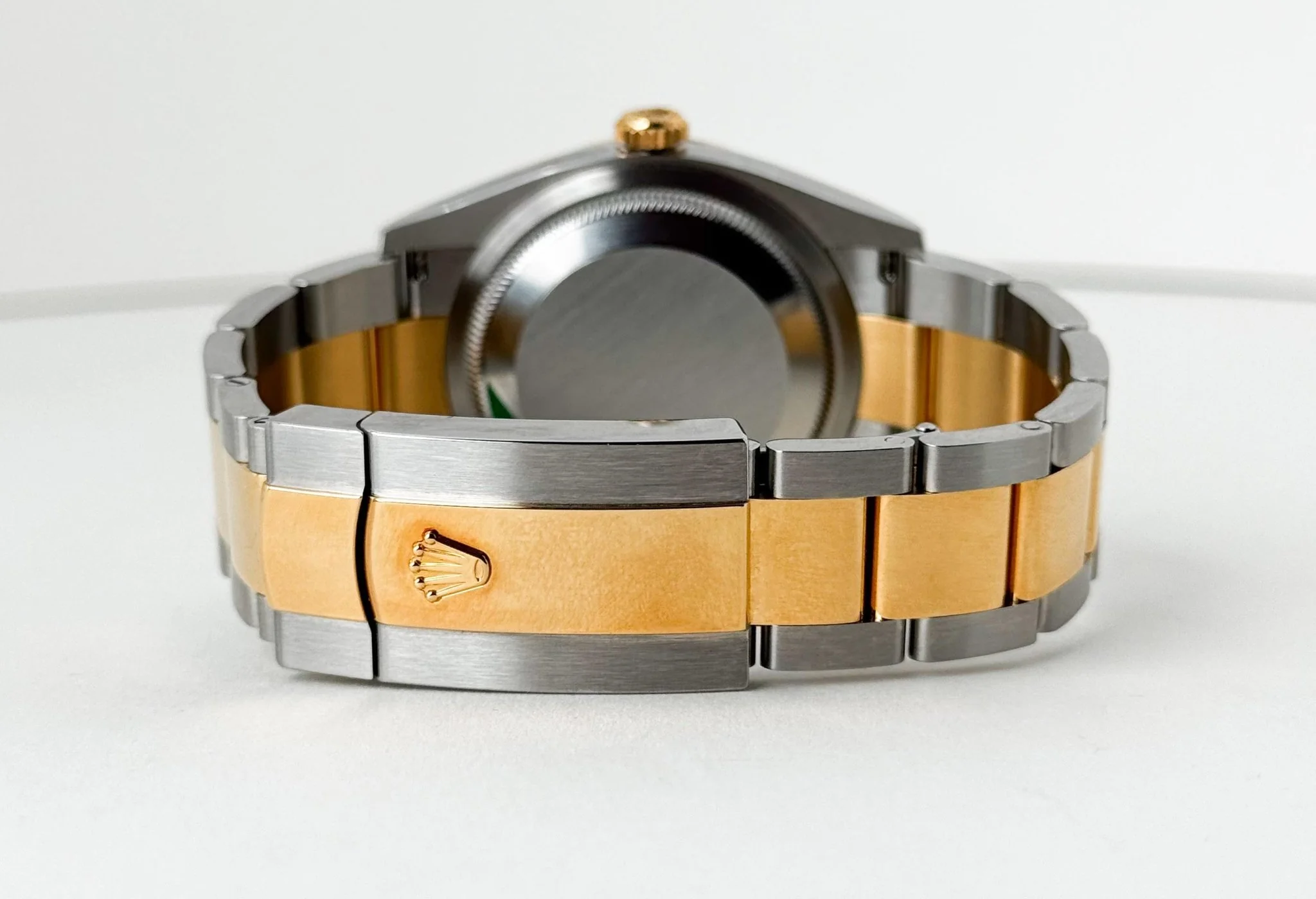 Rolex Datejust 36 Yellow Gold/Steel Champagne Diamond Dial & Fluted Bezel Oyster Bracelet 126233 - Image 10