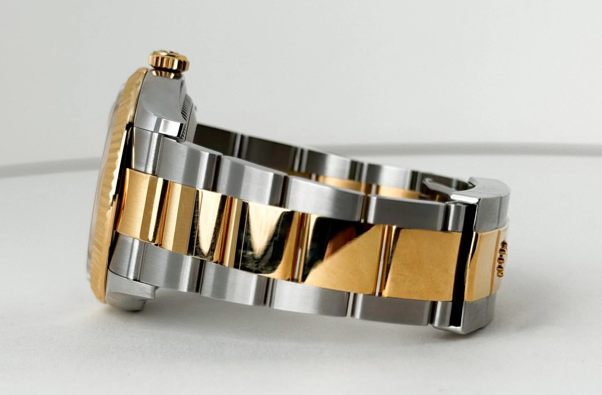 Rolex Datejust 36 Yellow Gold/Steel Champagne Diamond Dial & Fluted Bezel Oyster Bracelet 126233 - Image 7