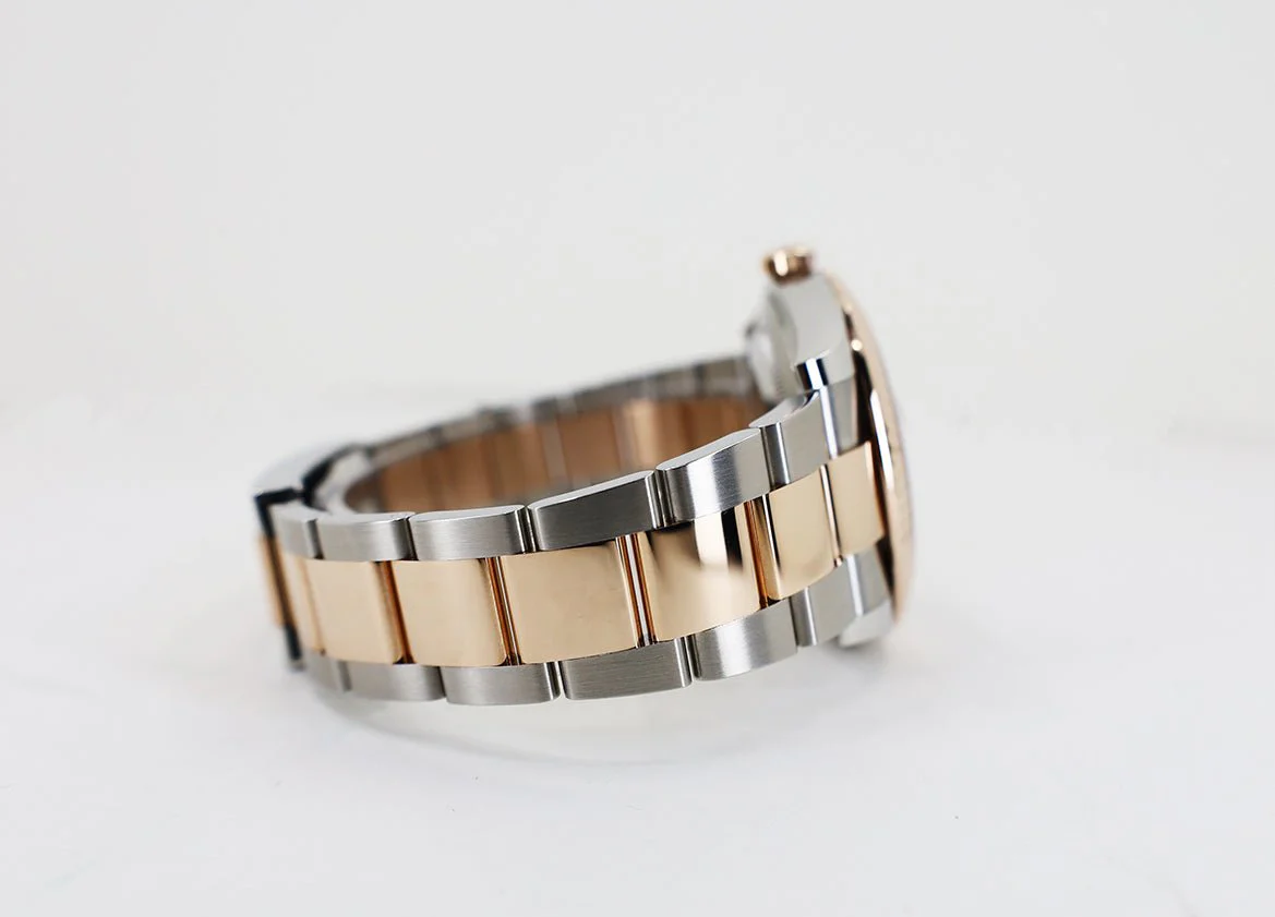 Rolex Datejust 41 Rose Gold/Steel Chocolate Index Dial Fluted Bezel Oyster Bracelet 126331 - - Image 5