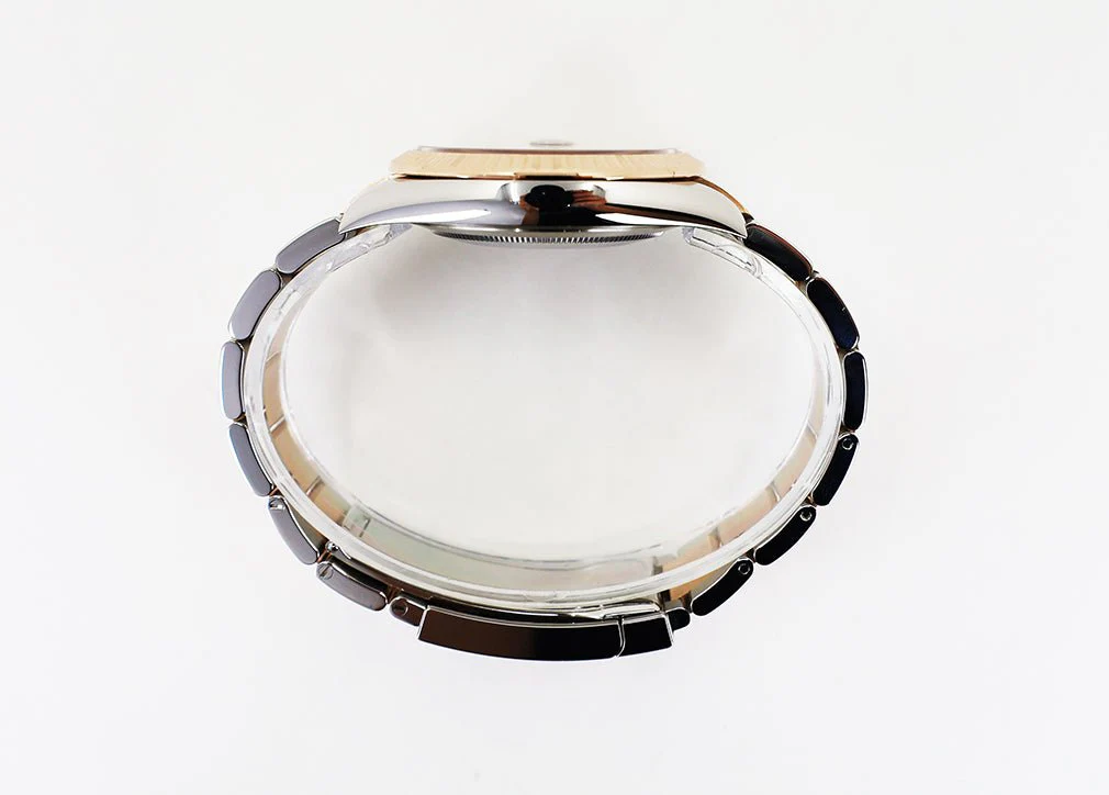 Rolex Datejust 41 Rose Gold/Steel Chocolate Index Dial Fluted Bezel Oyster Bracelet 126331 - - Image 8