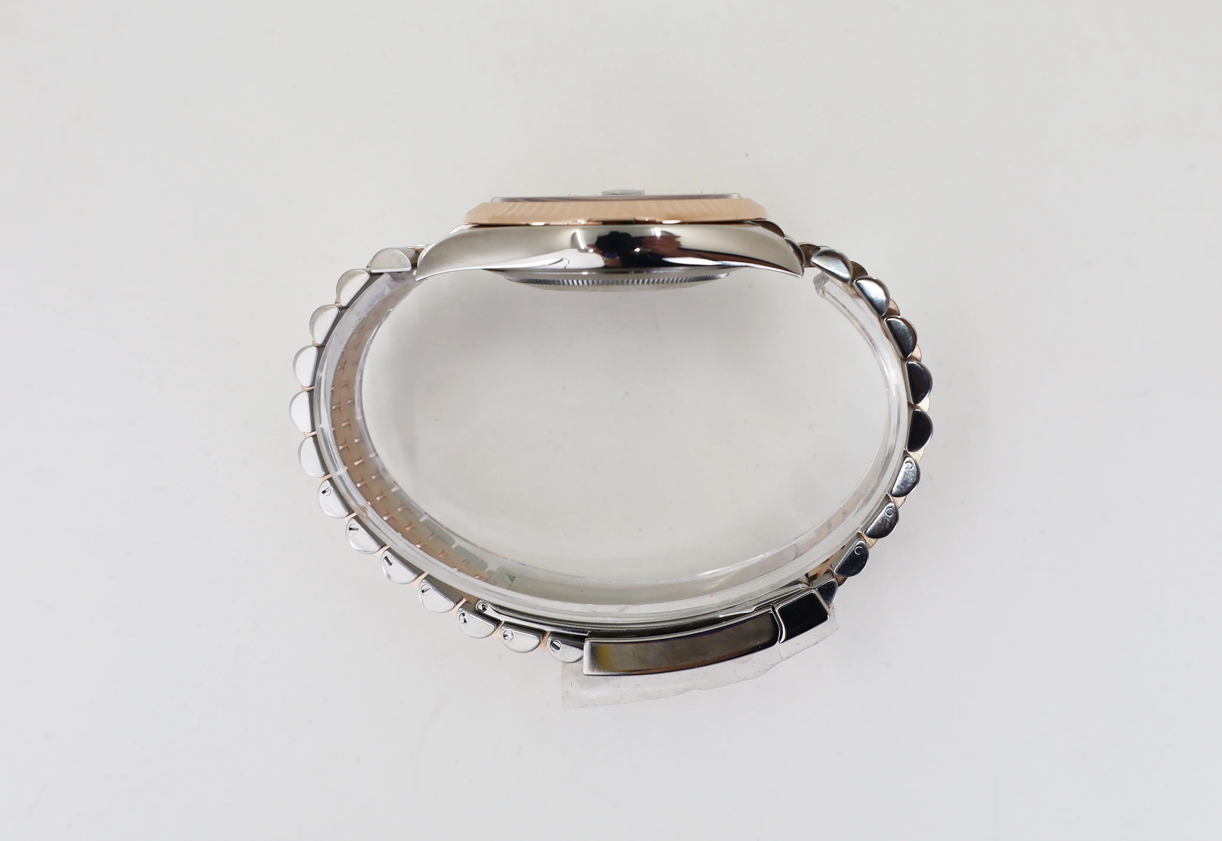 Rolex Datejust 41 Rose Gold/Steel Slate Motif Dial Fluted Bezel Jubilee Bracelet 126331 - Image 7