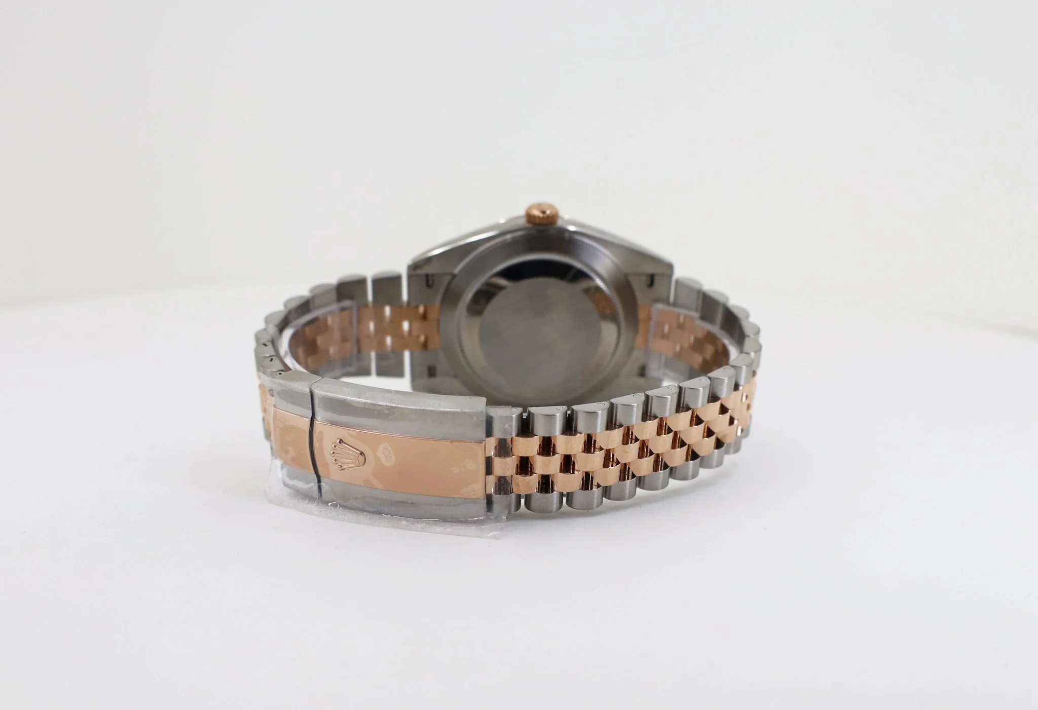 Rolex Datejust 41 Rose Gold/Steel Slate Roman Dial Fluted Bezel Jubilee Bracelet 126331 - - Image 9