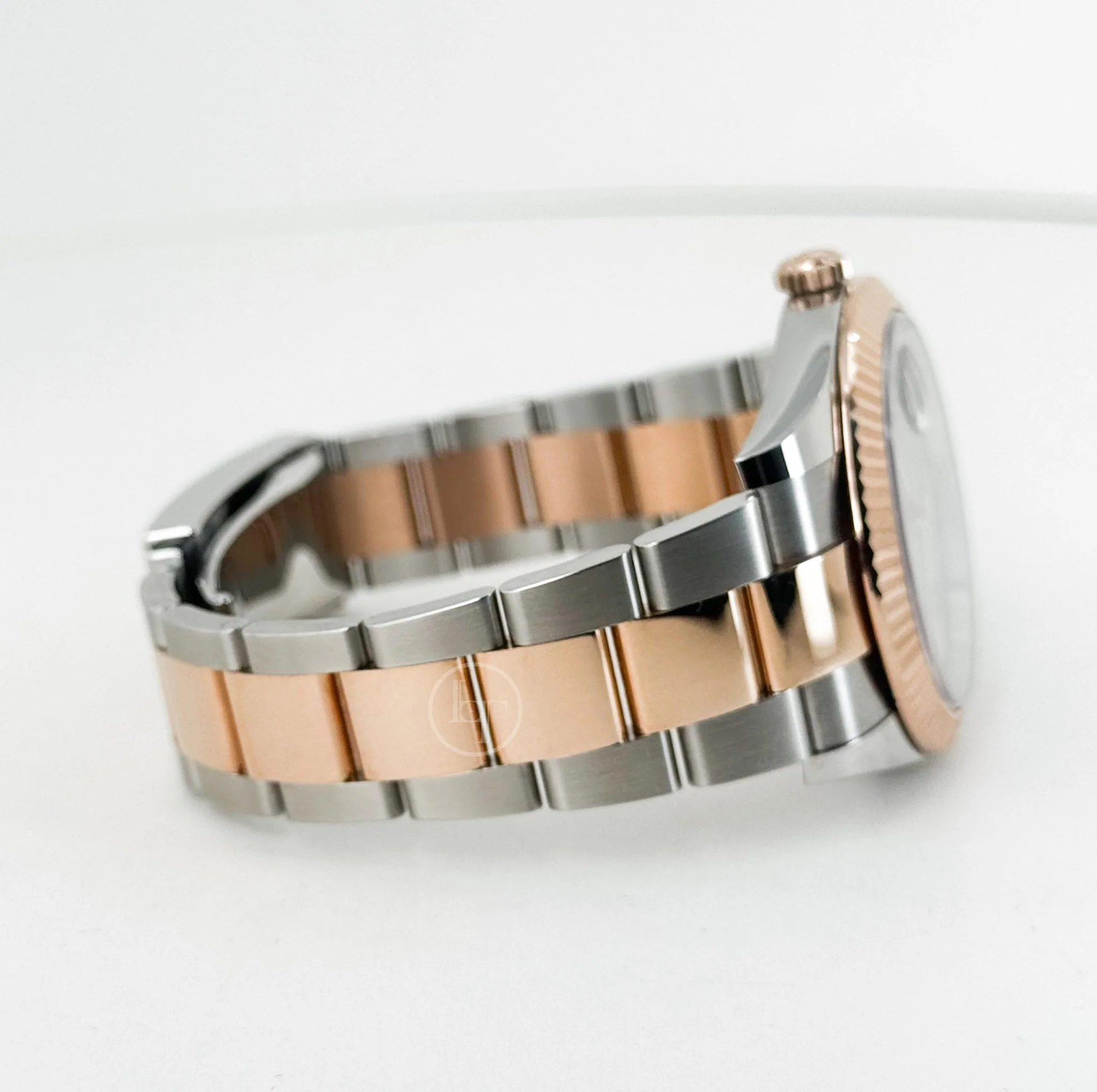 Rolex Datejust 41 Rose Gold/Steel Slate Roman Dial Fluted Bezel Oyster Bracelet 126331 - - Image 6