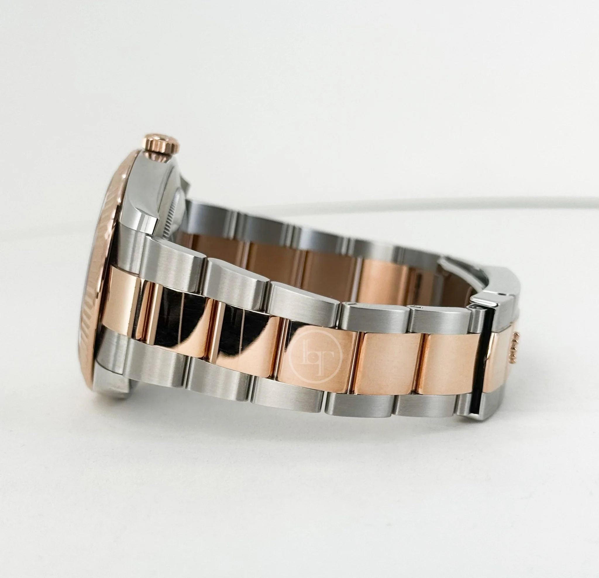 Rolex Datejust 41 Rose Gold/Steel Slate Roman Dial Fluted Bezel Oyster Bracelet 126331 - - Image 7