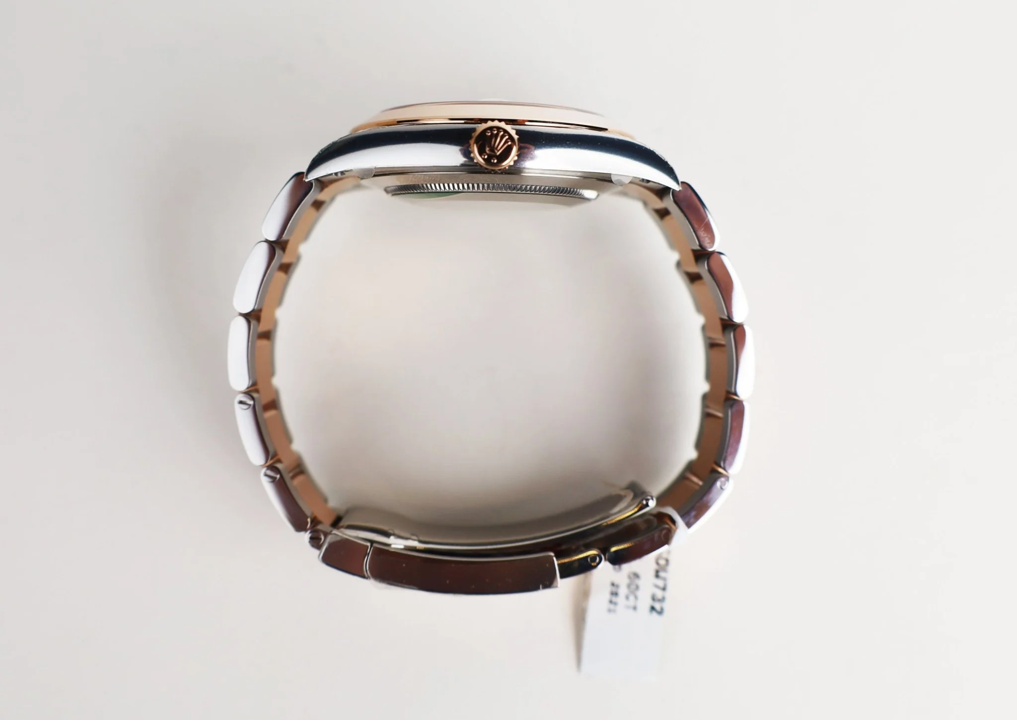 Rolex Datejust 41 Rose Gold/Steel Sundust Diamond Dial Smooth Bezel Oyster Bracelet 126301 - - Image 7
