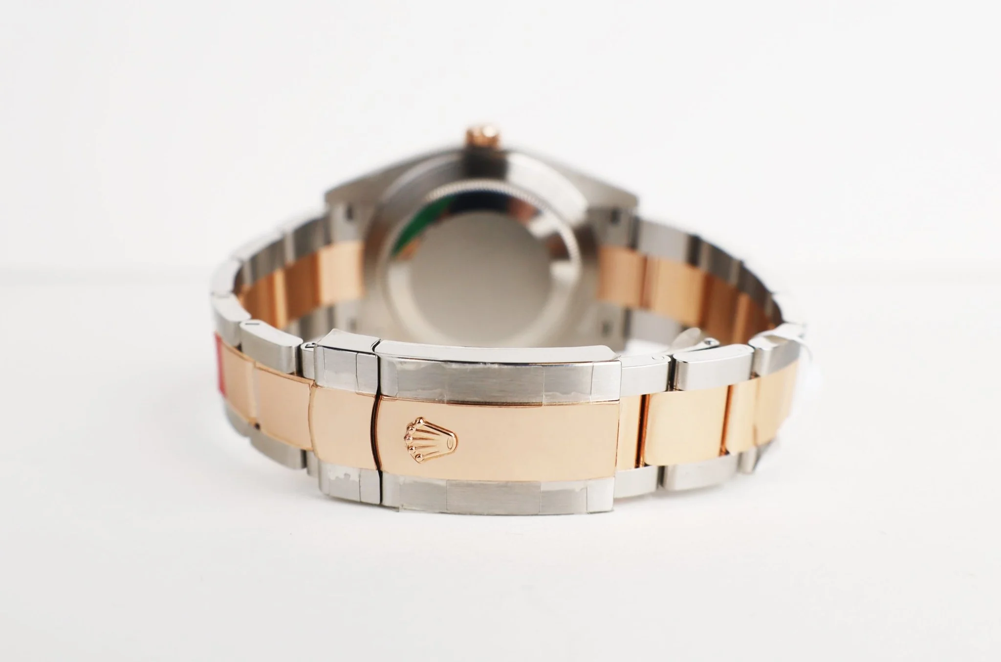 Rolex Datejust 41 Rose Gold/Steel Sundust Diamond Dial Smooth Bezel Oyster Bracelet 126301 - - Image 9