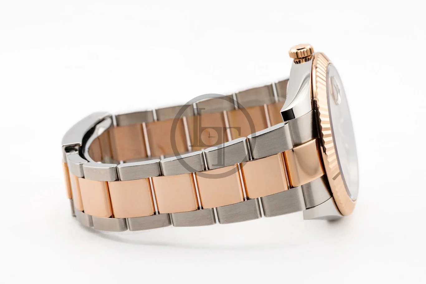 Rolex Datejust 41 Rose Gold/Steel Sundust Index Dial Fluted Bezel Oyster Bracelet 126331 - - Image 4