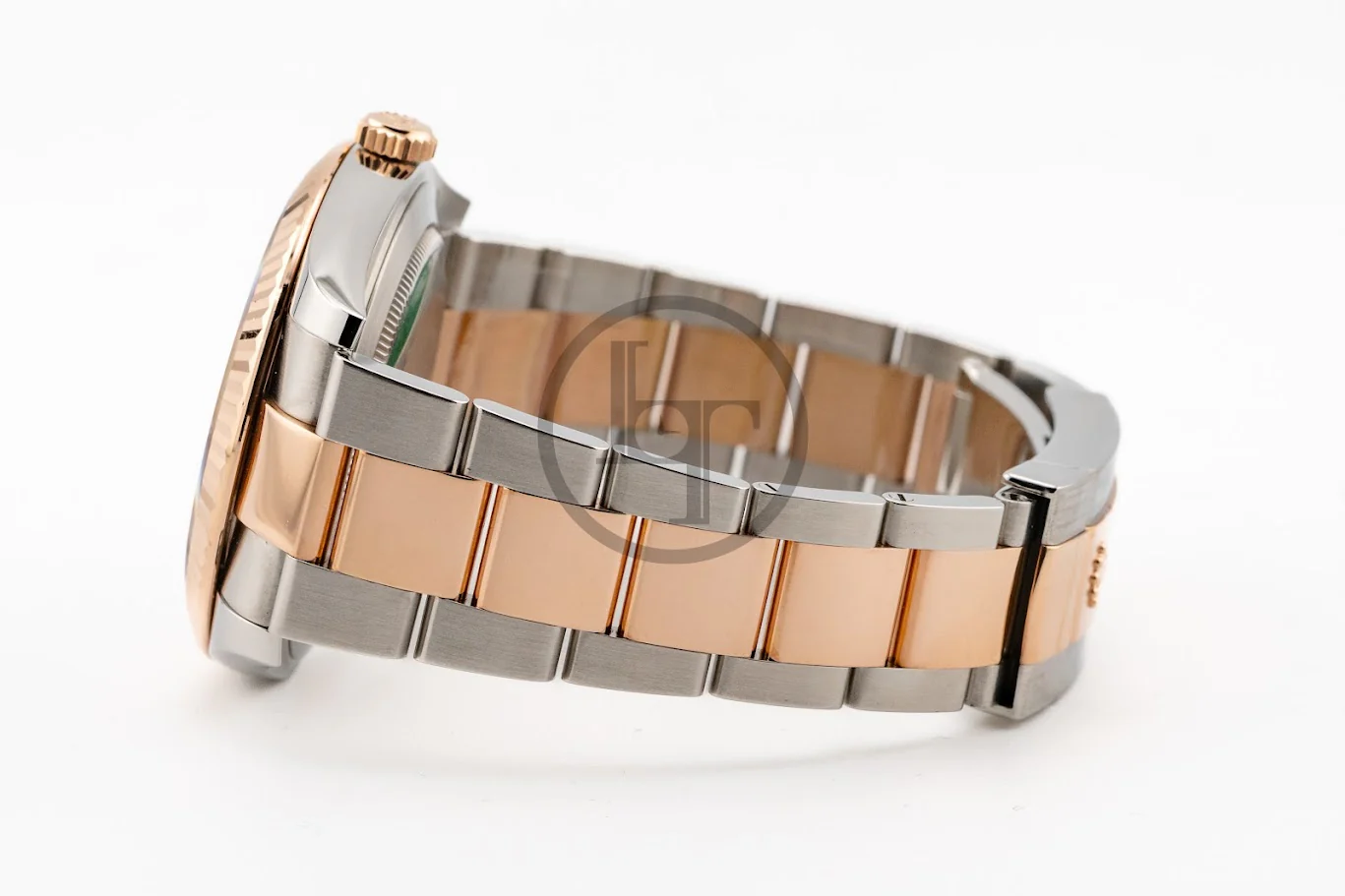 Rolex Datejust 41 Rose Gold/Steel Sundust Index Dial Fluted Bezel Oyster Bracelet 126331 - - Image 5