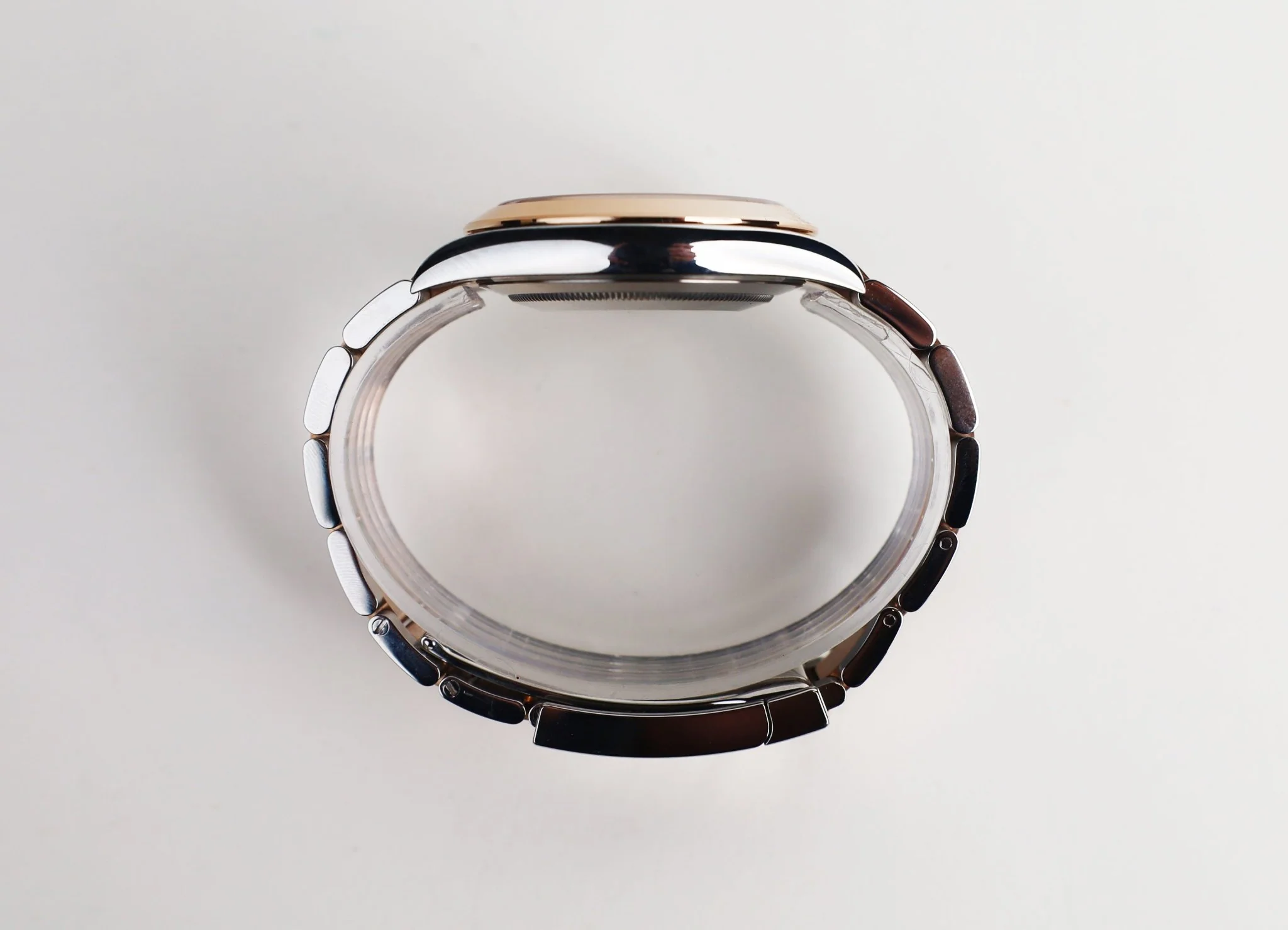 Rolex Datejust 41 Rose Gold/Steel White Mother of Pearl Diamond Dial Smooth Bezel Oyster Bracelet 126301 - - Image 9