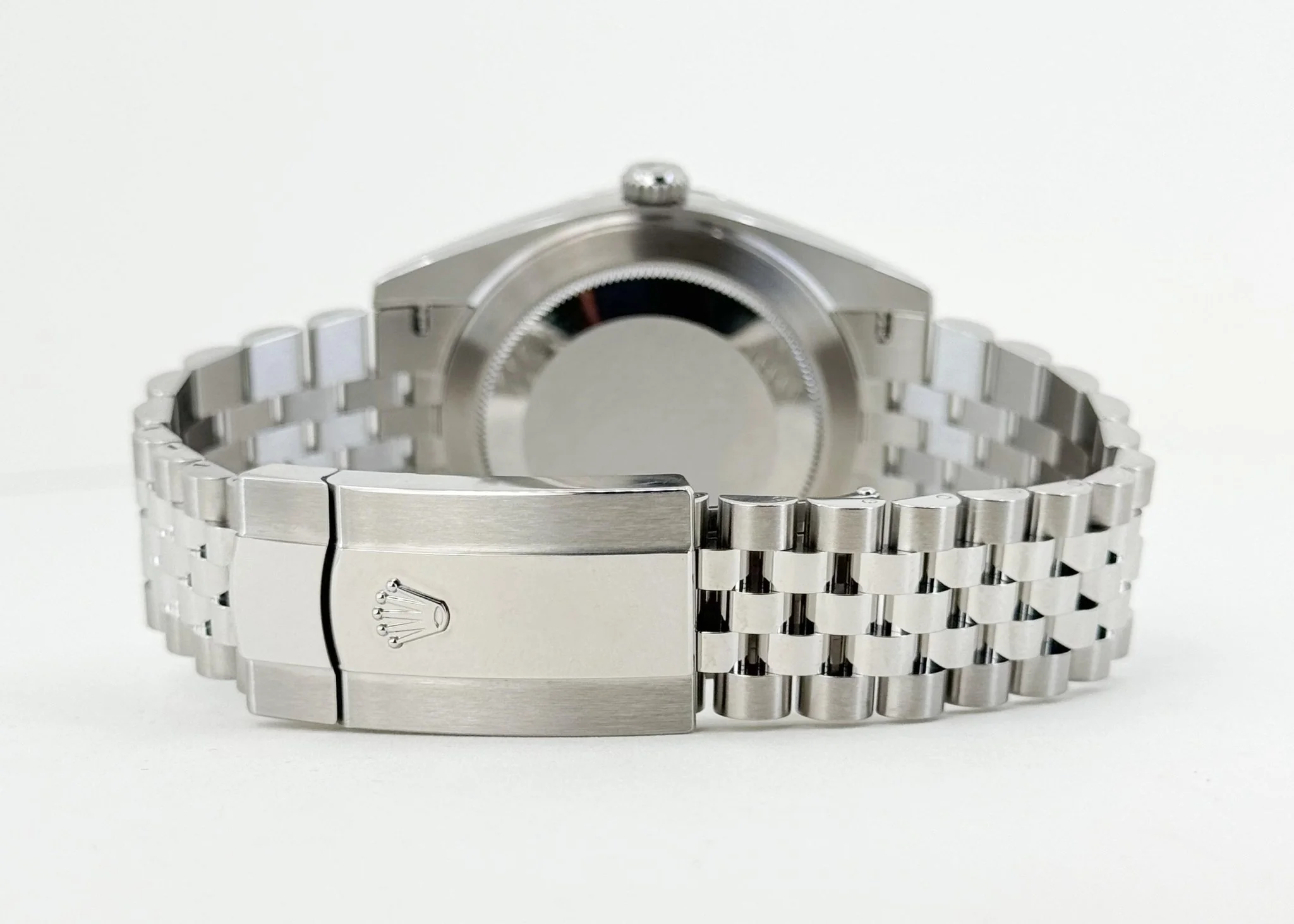 Rolex Datejust 41 Stainless Steel Blue Index Dial Smooth Bezel Jubilee Bracelet 126300 - - Image 10