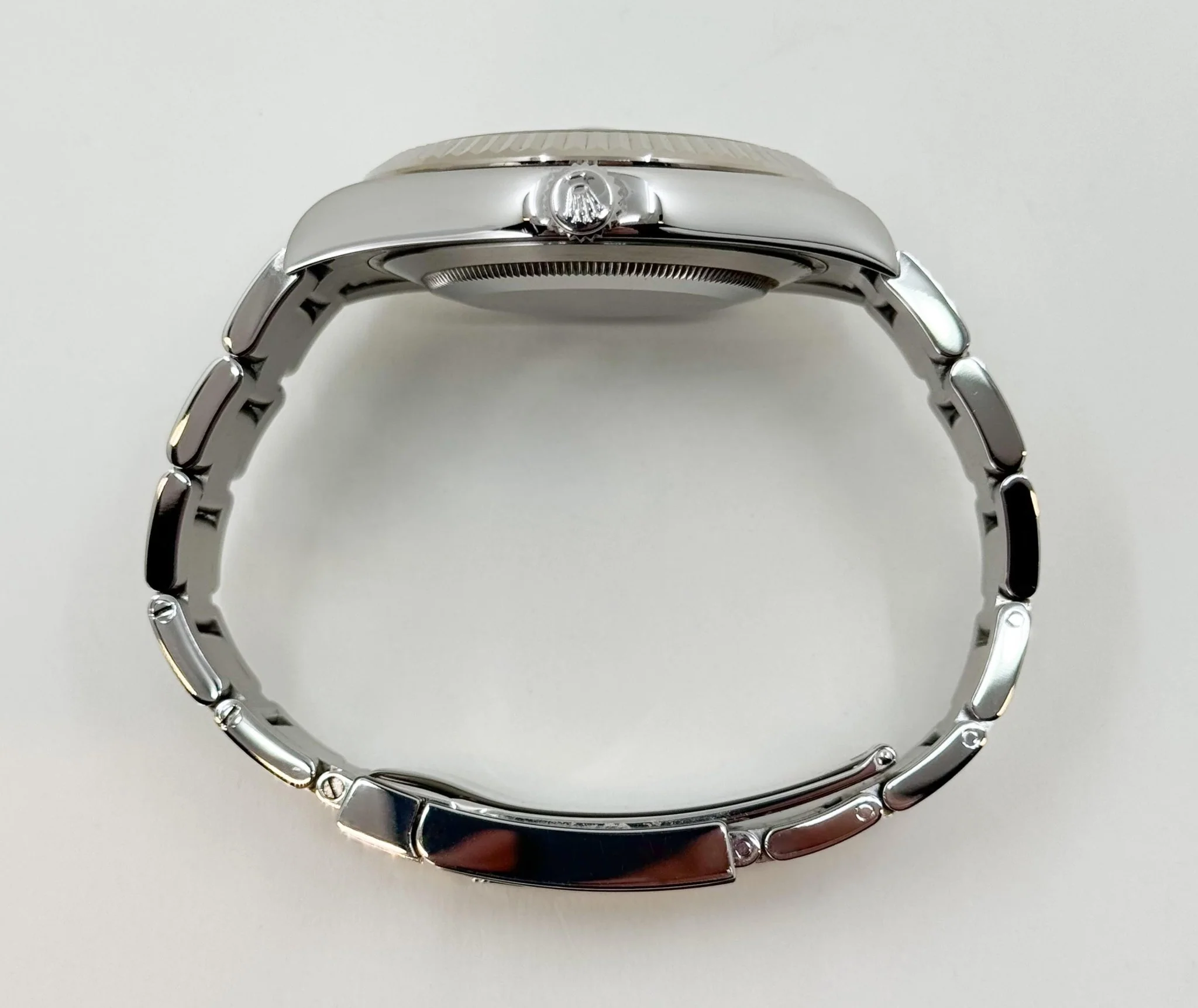 Rolex Datejust 41 Stainless Steel Blue Roman Dial Fluted Bezel Oyster Bracelet - 116334 BLURFO - Image 5