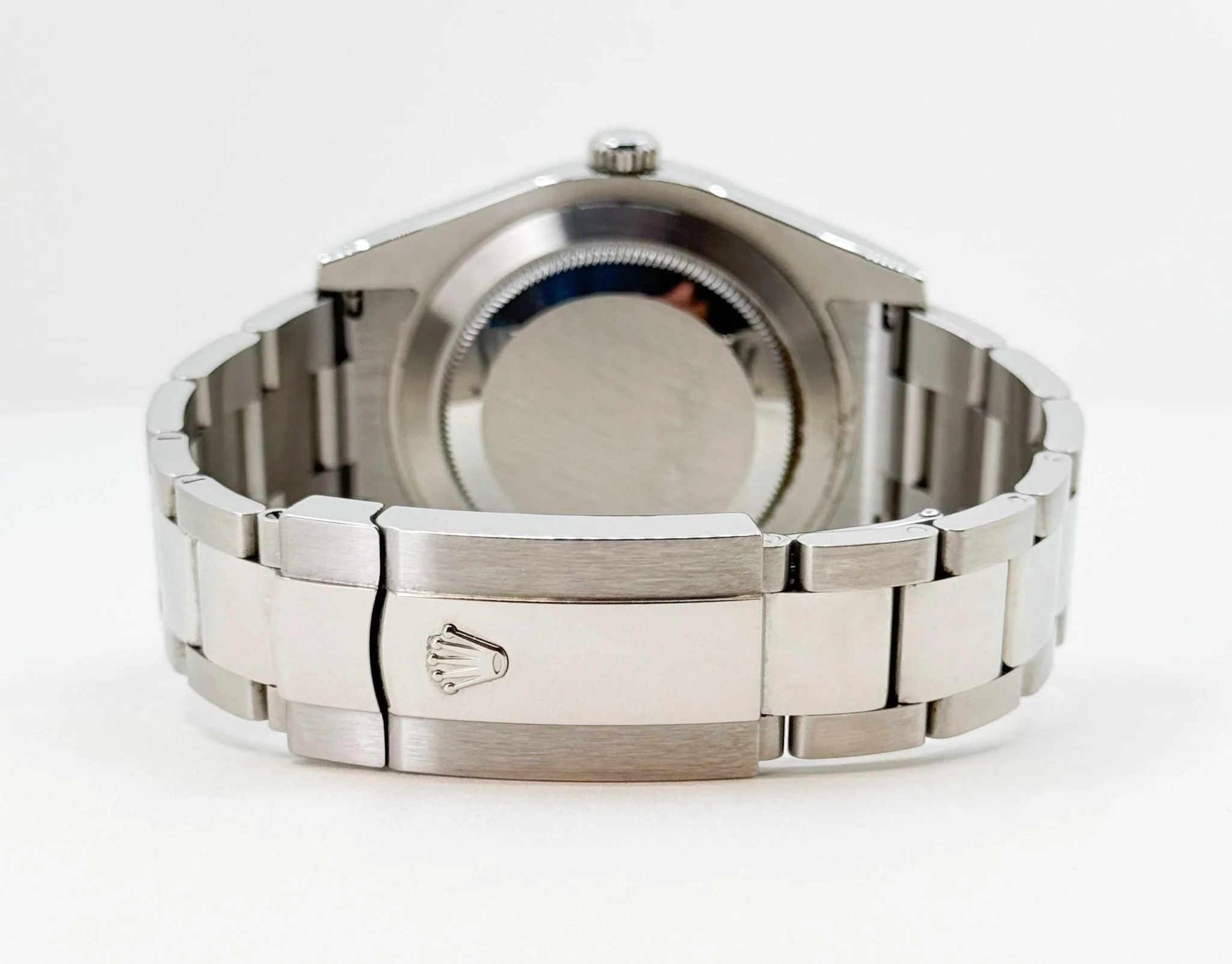 Rolex Datejust 41 Stainless Steel Blue Roman Dial Fluted Bezel Oyster Bracelet - 116334 BLURFO - Image 7