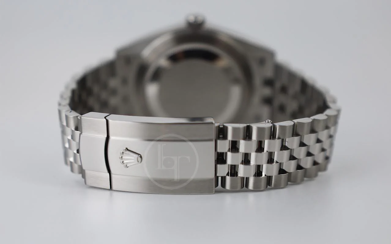 Rolex Datejust 41 Stainless Steel Blue Roman Dial Smooth Bezel Jubilee Bracelet 126300 - - Image 10
