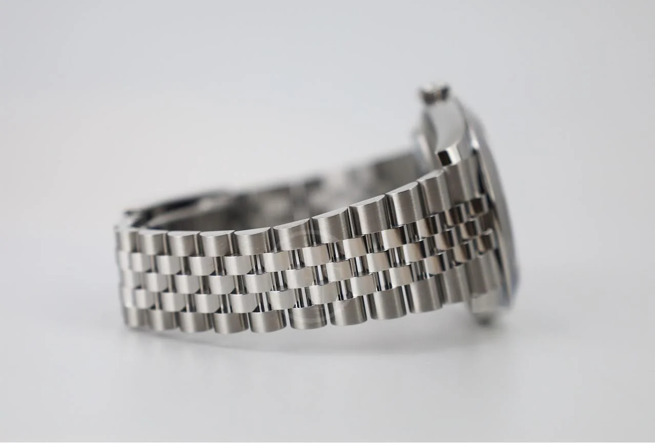 Rolex Datejust 41 Stainless Steel Blue Roman Dial Smooth Bezel Jubilee Bracelet 126300 - - Image 6