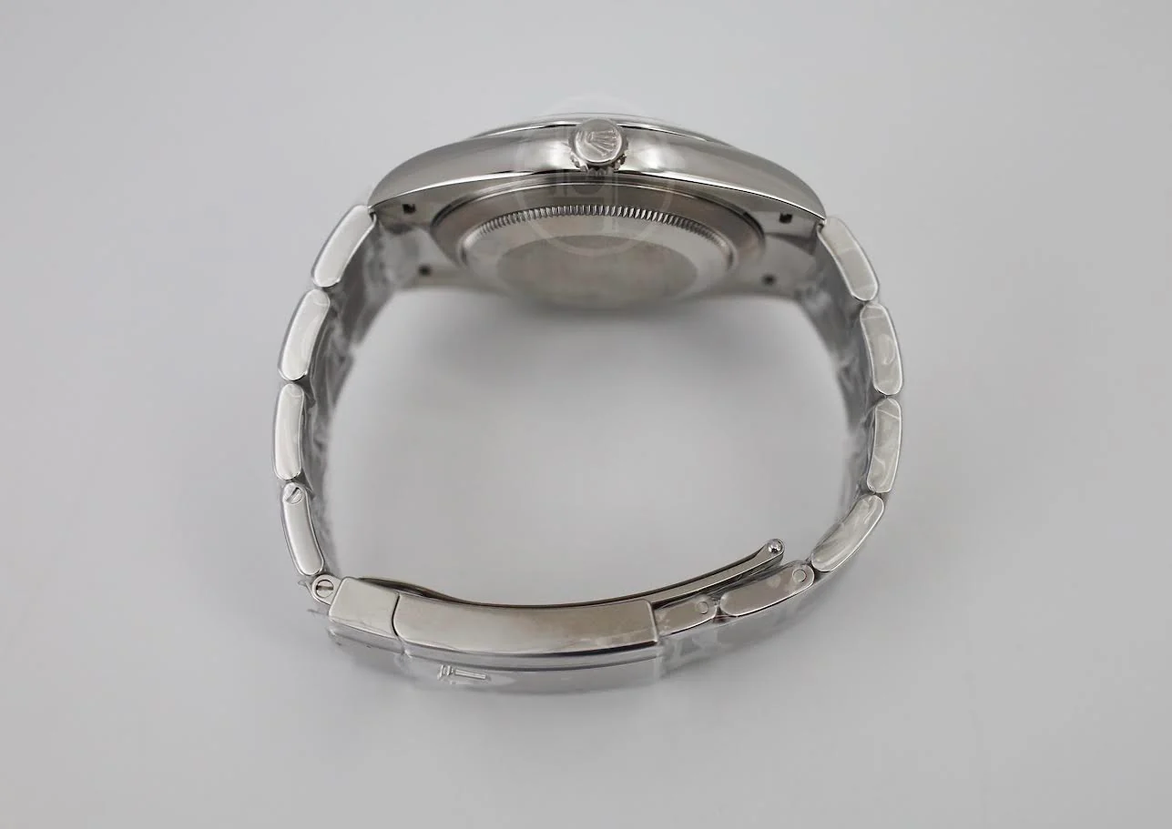 Rolex Datejust 41 Stainless Steel Blue Roman Dial Smooth Bezel Oyster Bracelet 126300 - - Image 8