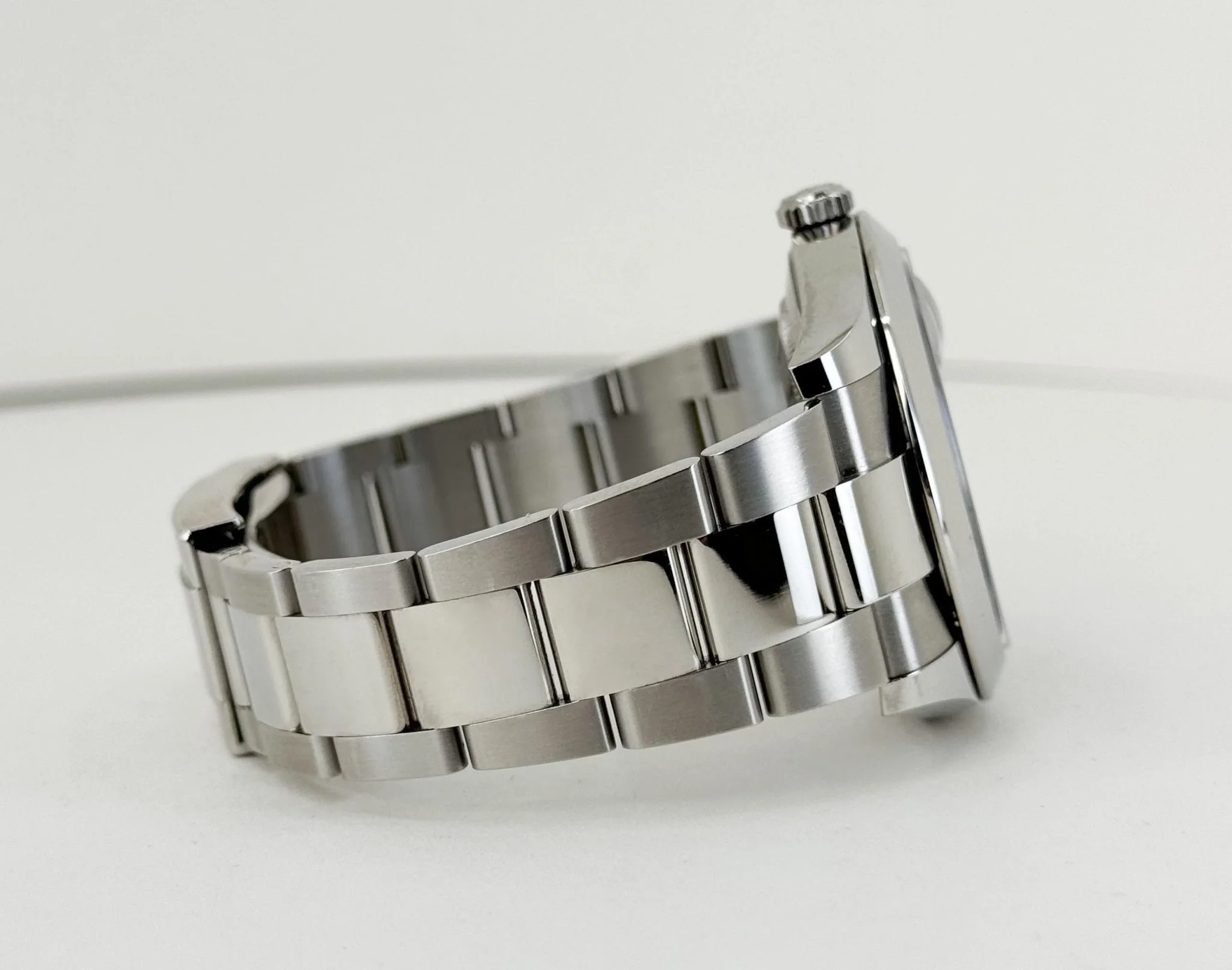 Rolex Datejust 41 Stainless Steel Dark Rhodium Index Dial Smooth Bezel Oyster Bracelet 126300 - - Image 6