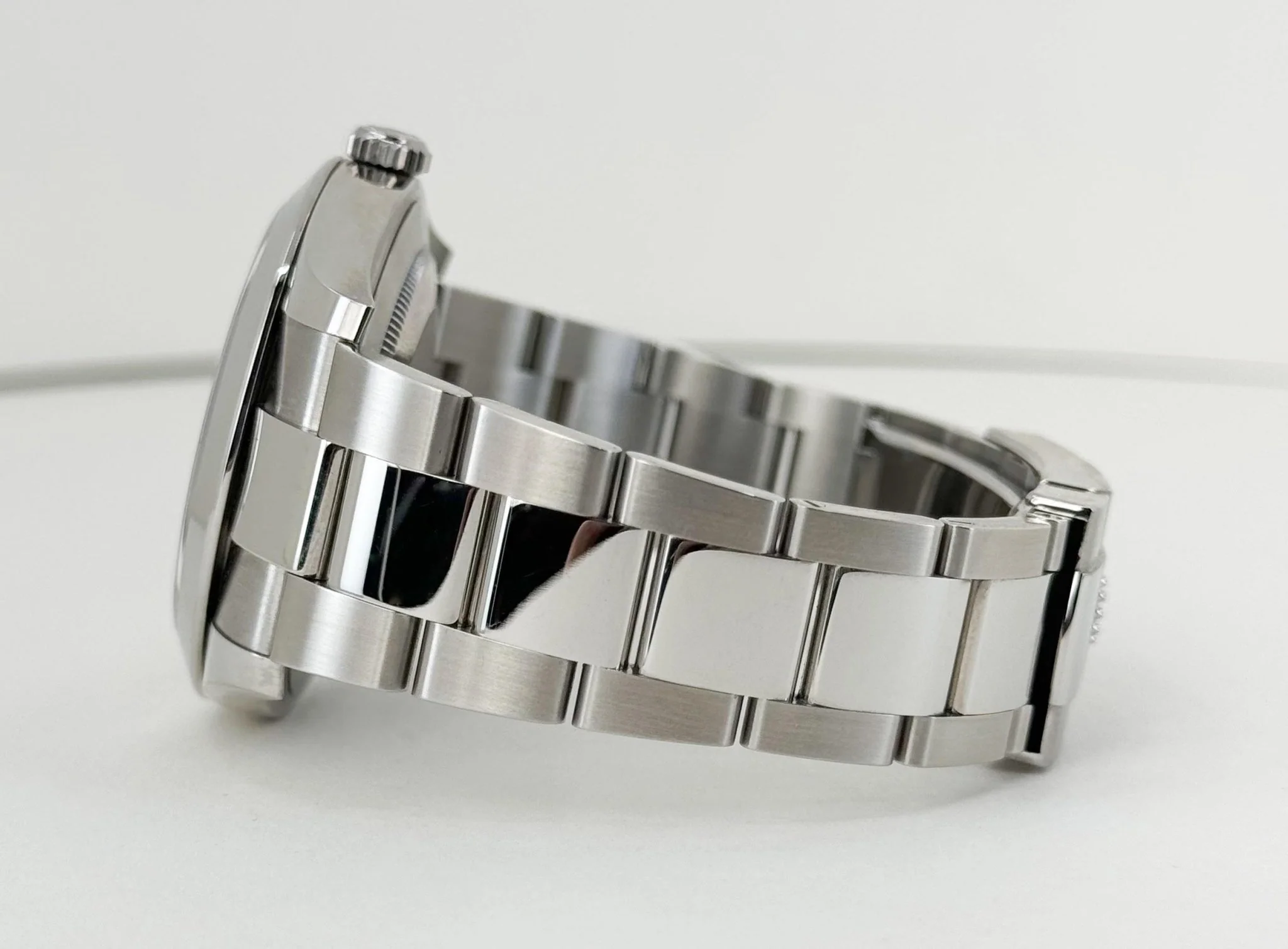 Rolex Datejust 41 Stainless Steel Dark Rhodium Index Dial Smooth Bezel Oyster Bracelet 126300 - - Image 7