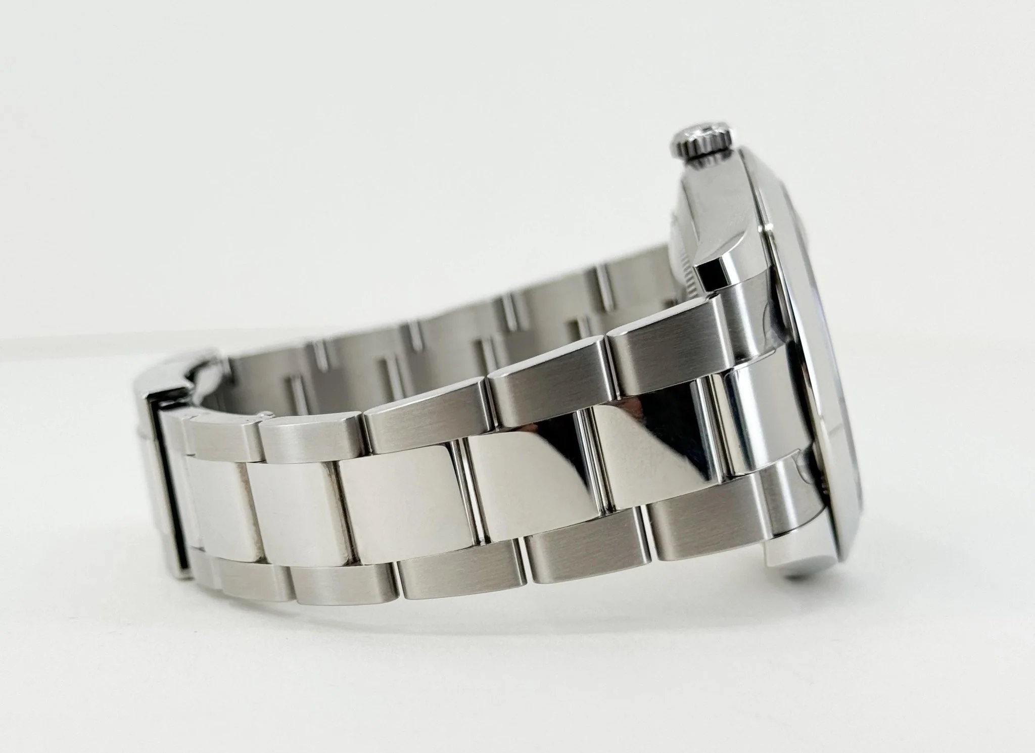 Rolex Datejust 41 Stainless Steel Mint Green Index Dial Smooth Bezel Oyster Bracelet 126300 - Image 6